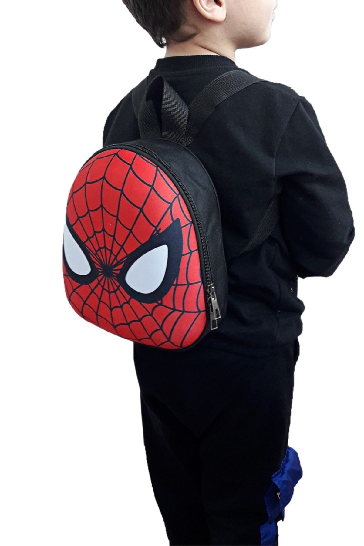 Hanselis Çocuk Spiderman Sırt Çantası Örümcekadam Çocuk Çantası 2-5 Yaş