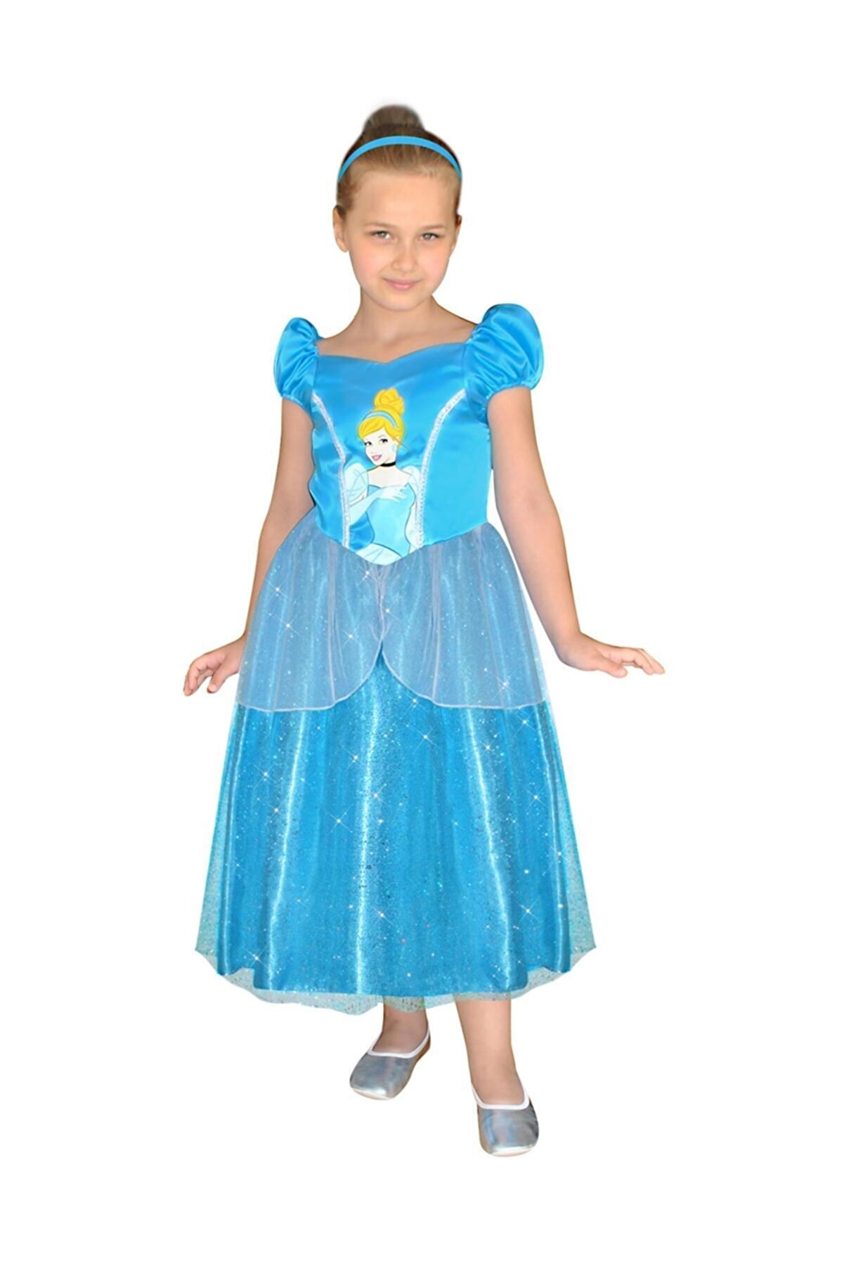ntrendfirsat Pırıltılı Prenses Sindirella Çocuk Kostüm 2-3 Yaş
