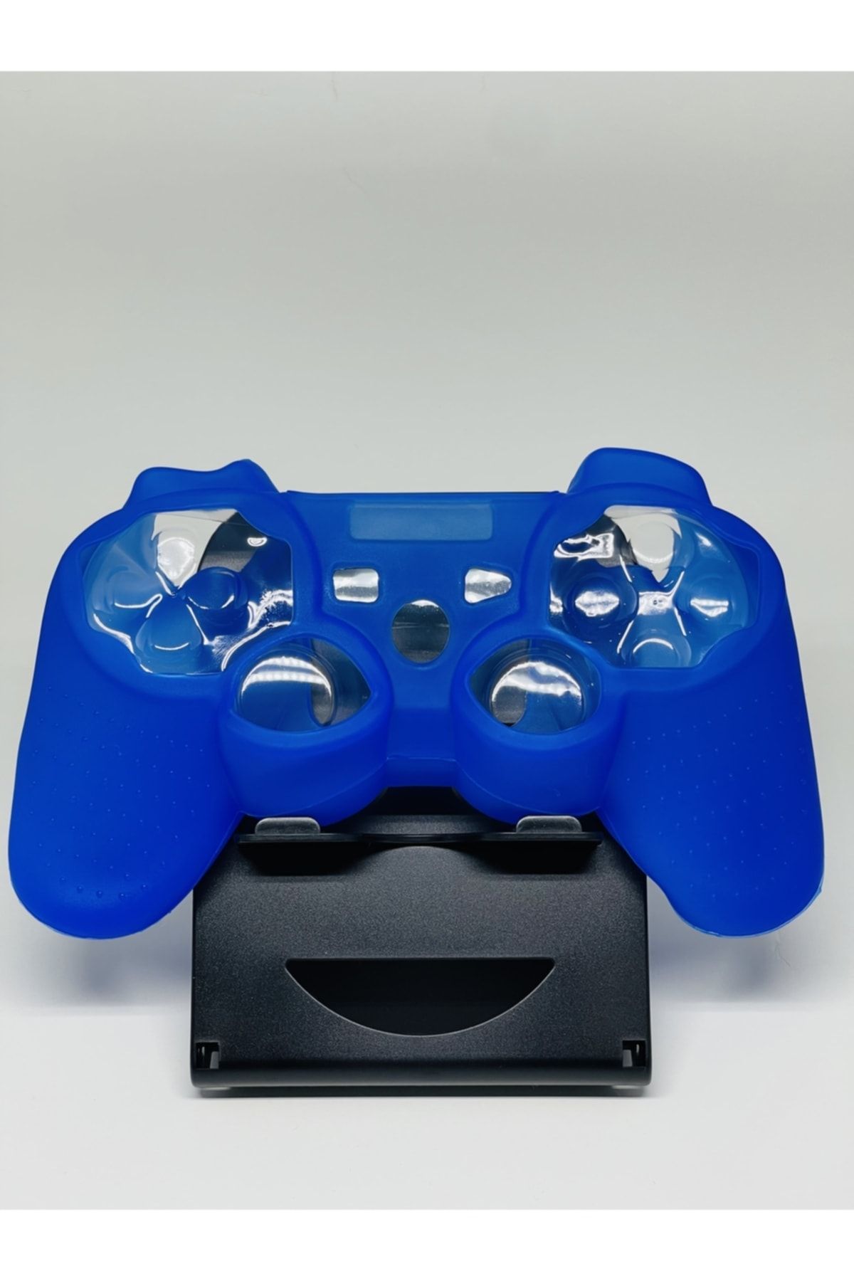 YUES Ps3 Joystick Uyumlu  Silikon Kılıf Dualshock Koruyucu Kılıf Mavi