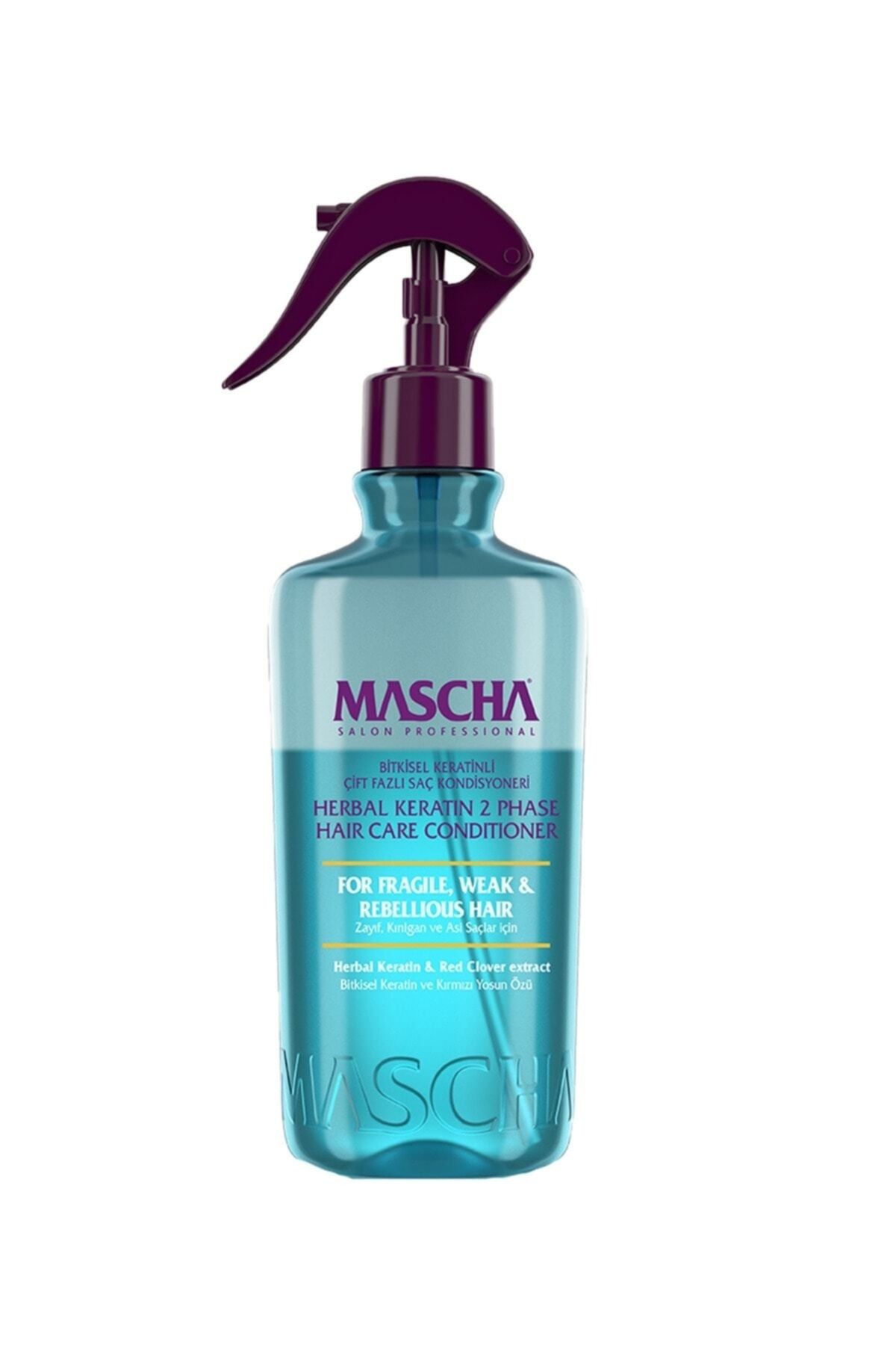 Mascha Keyonlıne - Herbal Keratin Güçlendirici Ve Parlaklıkj Veren Fön Suyu 400ml
