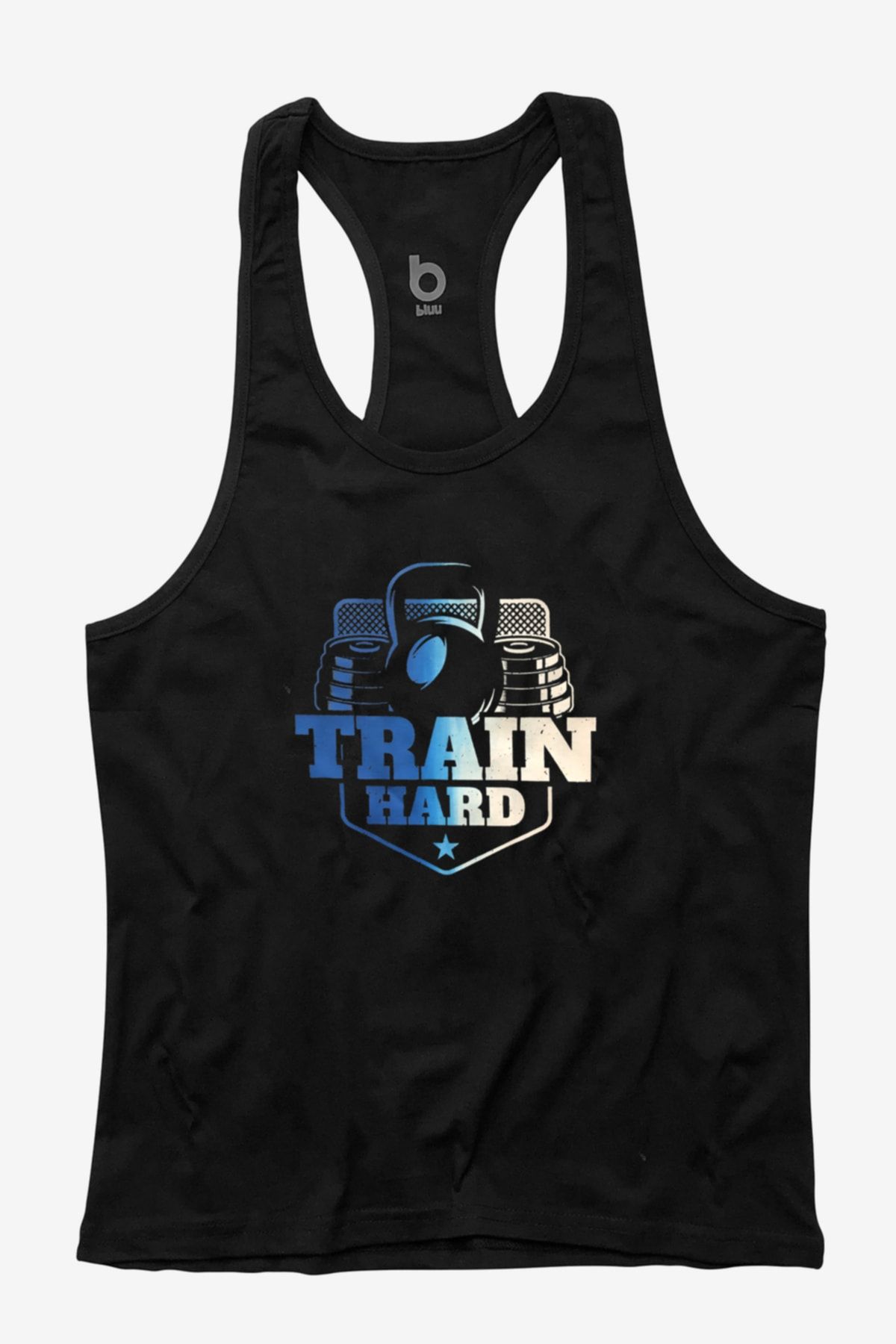 BLUU Trainhardx Fitness Gym Tank Top Sporcu Atleti