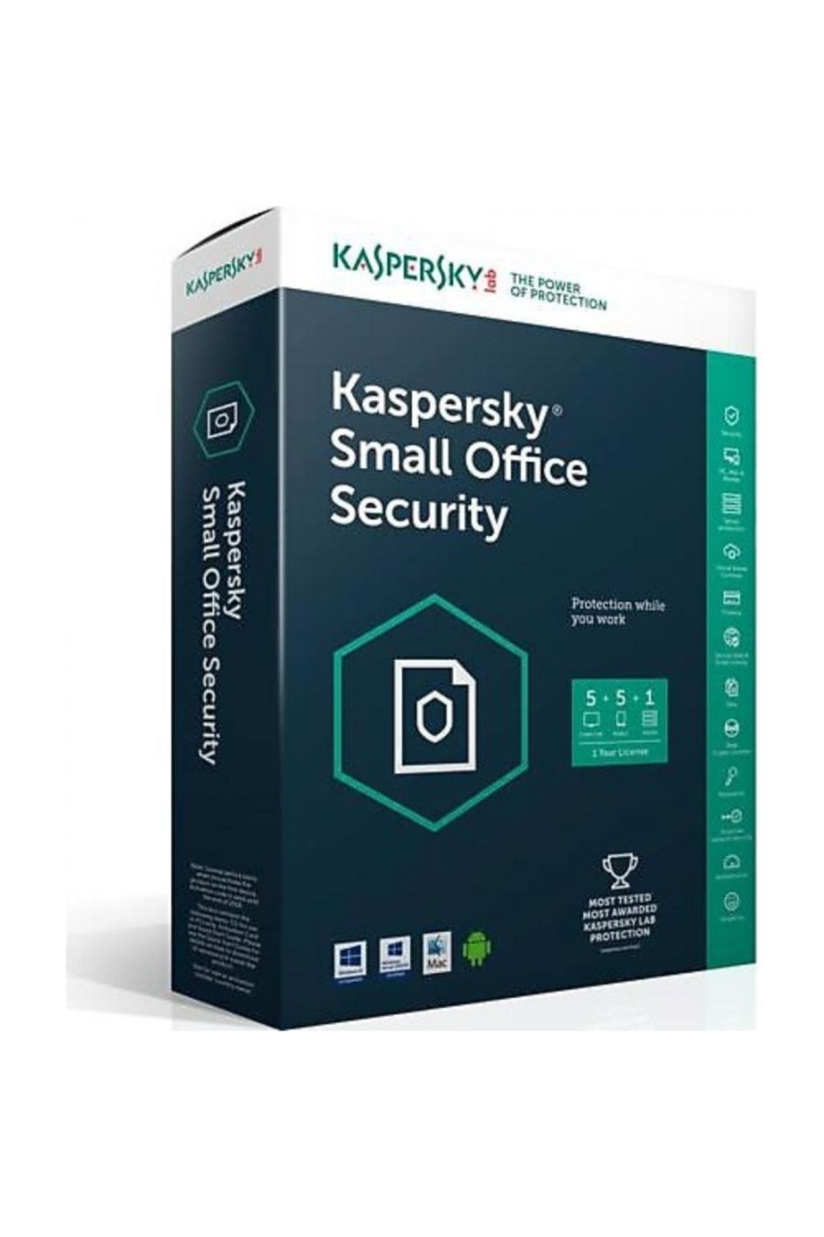 Kaspersky Small Office Security 5Pc+5Md+1Fs 3 Yıl Box