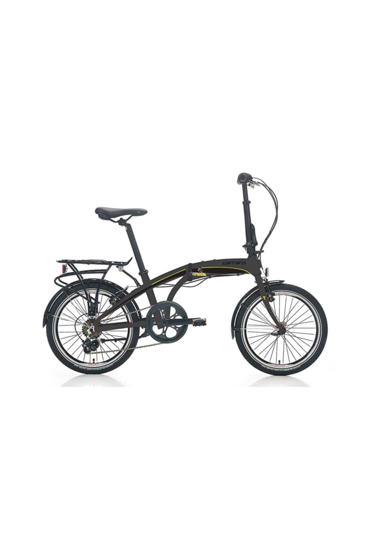 Carraro Flexı 106 Katlanır Bisiklet 320h V 20 Jant 6 Vites Metalik-antrasit-siyah-sarı
