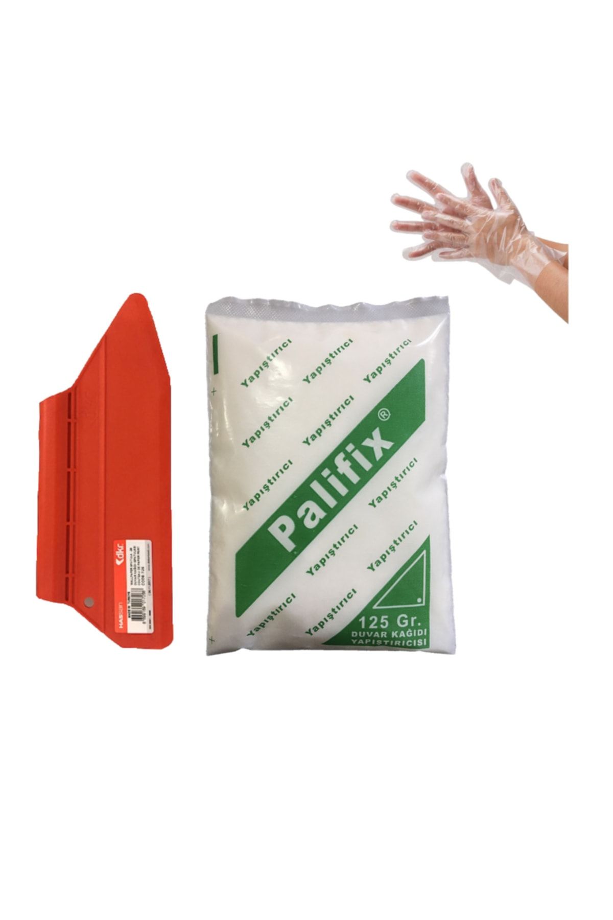 Palifix 3'lü Set 125 gram Duvar Kağıdı Uygulama Seti Yapıştırıcısı Tutkalı Glitolin
