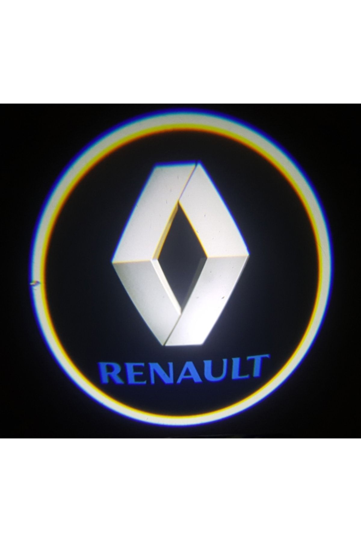 Renault Araçlar Için Pilli Yapıştırmalı Kapı Altı Led Logo