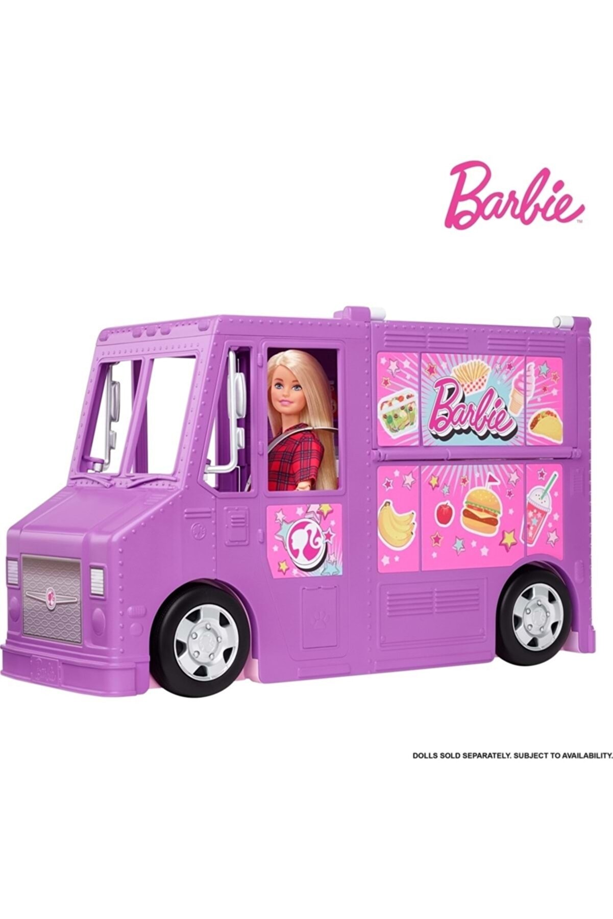 Barbie 'nin Yemek Arabası, Çok Sayıda Oyun Alanı Ve 30'dan Fazla Gerçekçi Oyuncak Figür Gmw07