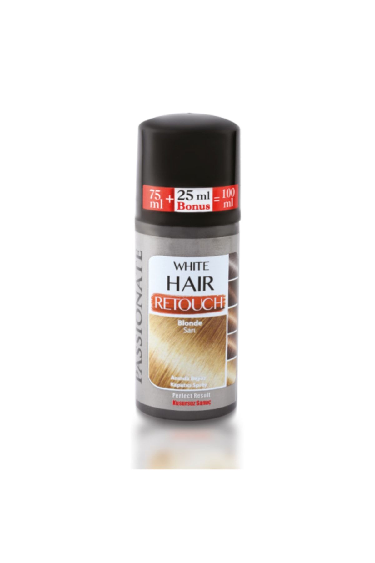 Passionate White Hair Retouch Saç Toppik-dolgunlaştırıcı Saç Spreyi 75+25 Ml