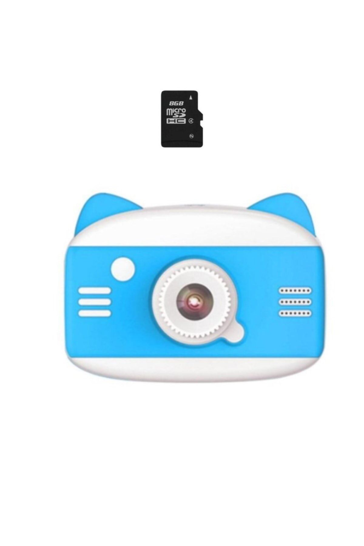 AteşTech Çocuk Fotoğraf Makinesi X900 Hd Selfie Kamera + 8gb Hafıza Kartı