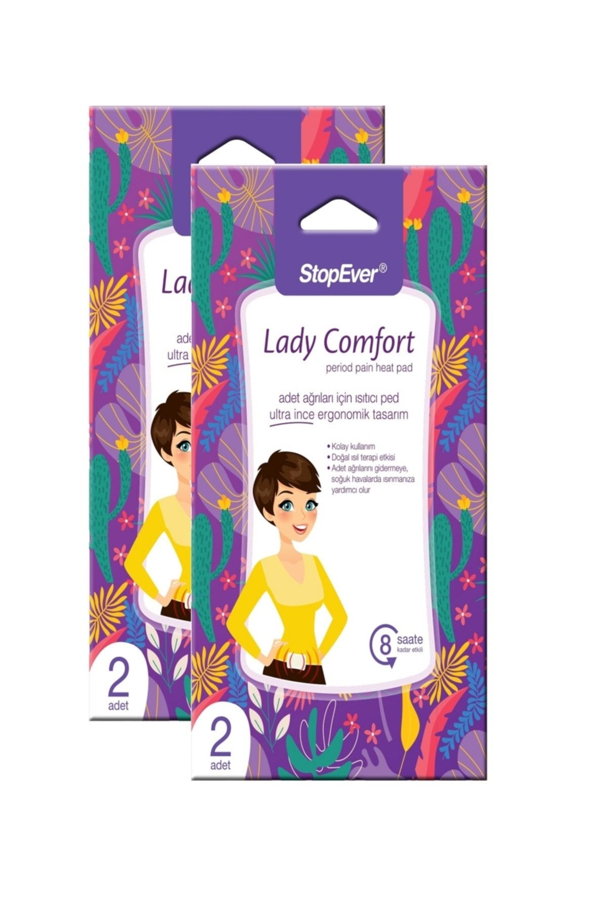 StopEver Lady Comfort Agrı Pedi .4 Ad(2x2li Eko Pakt)