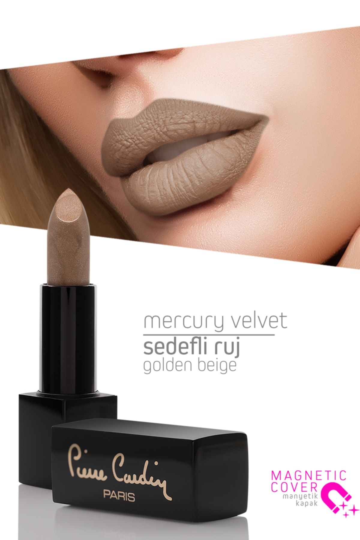 Pierre Cardin Mercury Velvet Lipstick - Golden Beige - 159