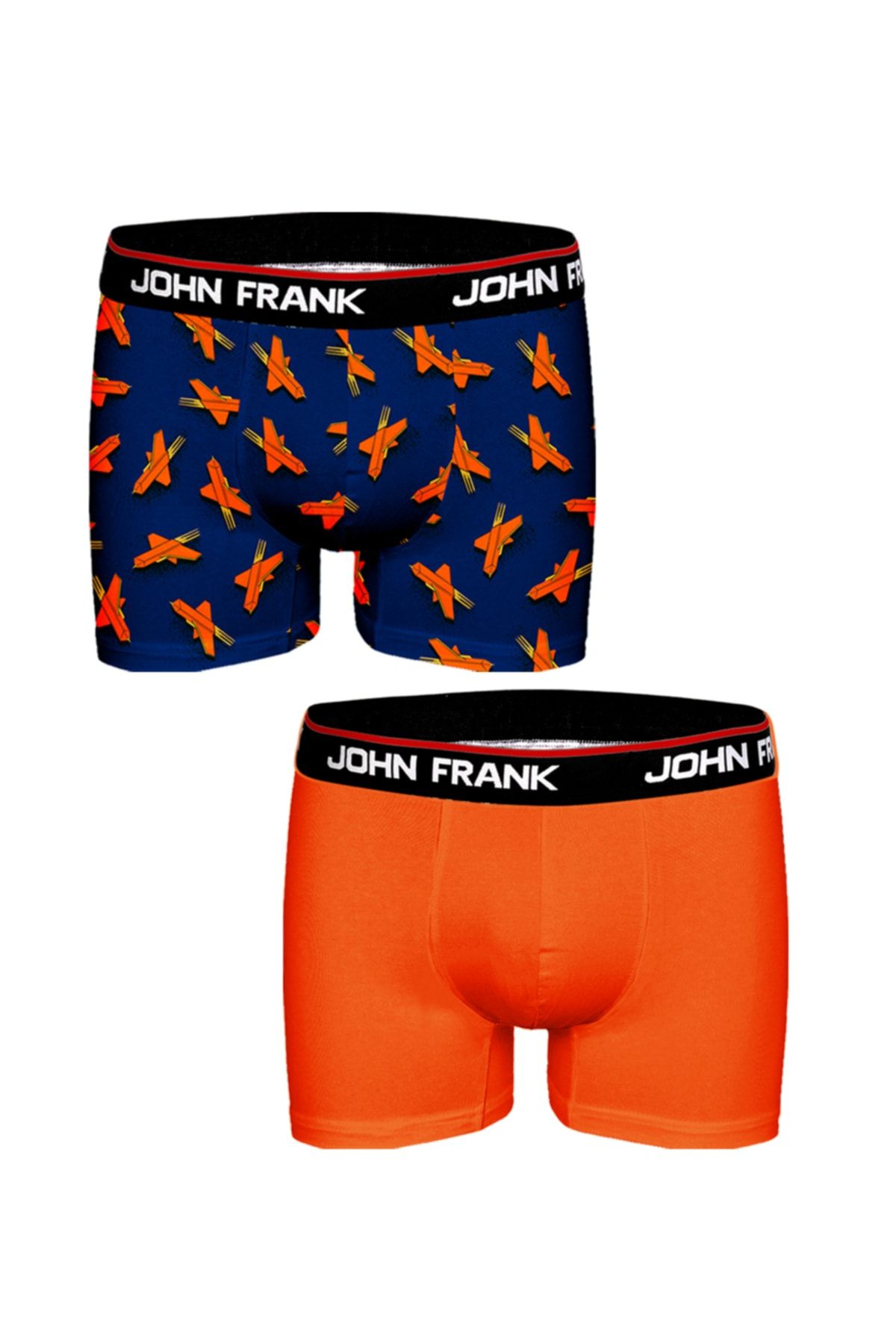 John Frank 2 Li Çok Renkli Boxer - Hype Koleksiyonu