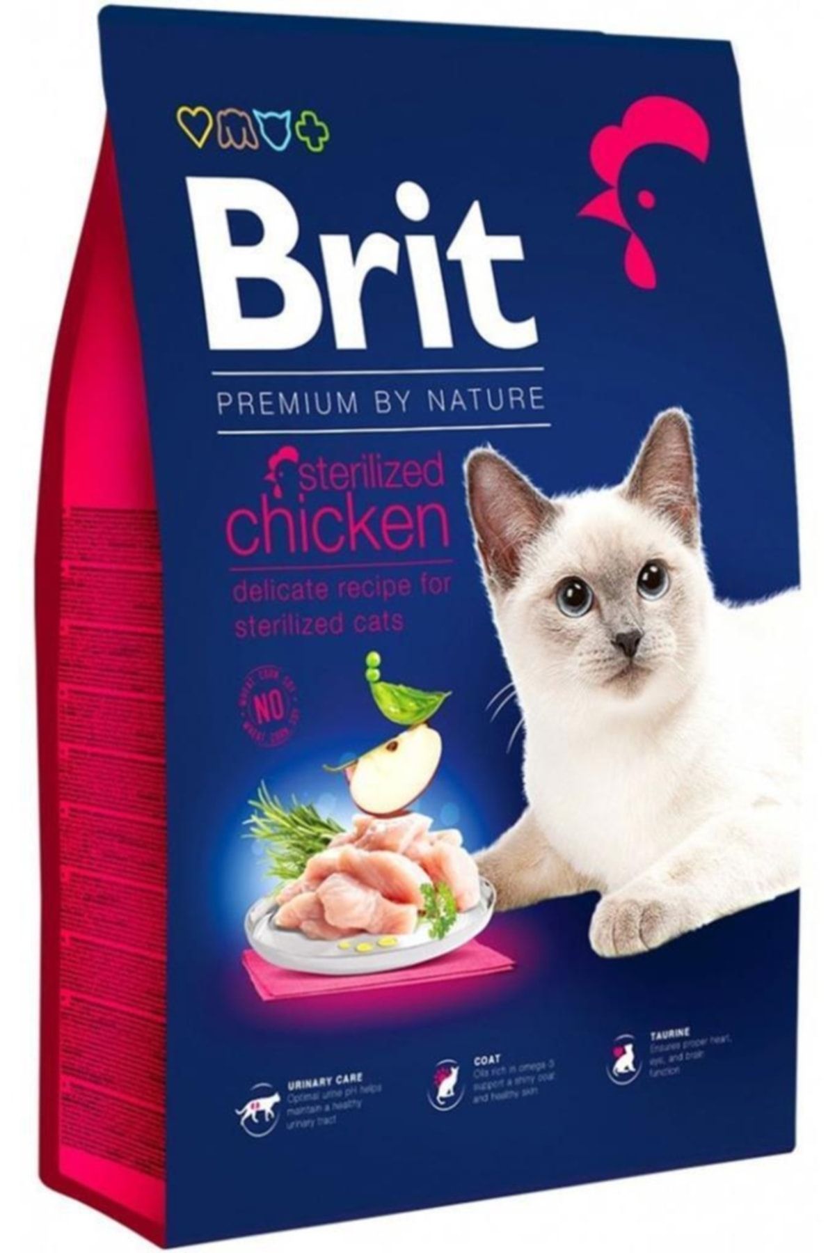 Brit Care Premium By Nature Cat Sterilized Chicken 8 kg