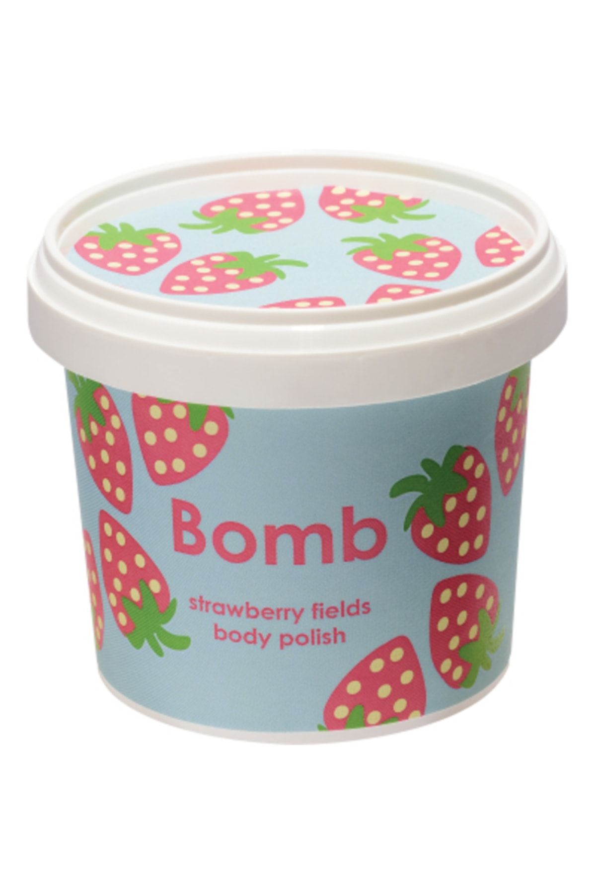 Bomb Cosmetics Strawberry Fields Vücut Peeling 375 g 5037028239032