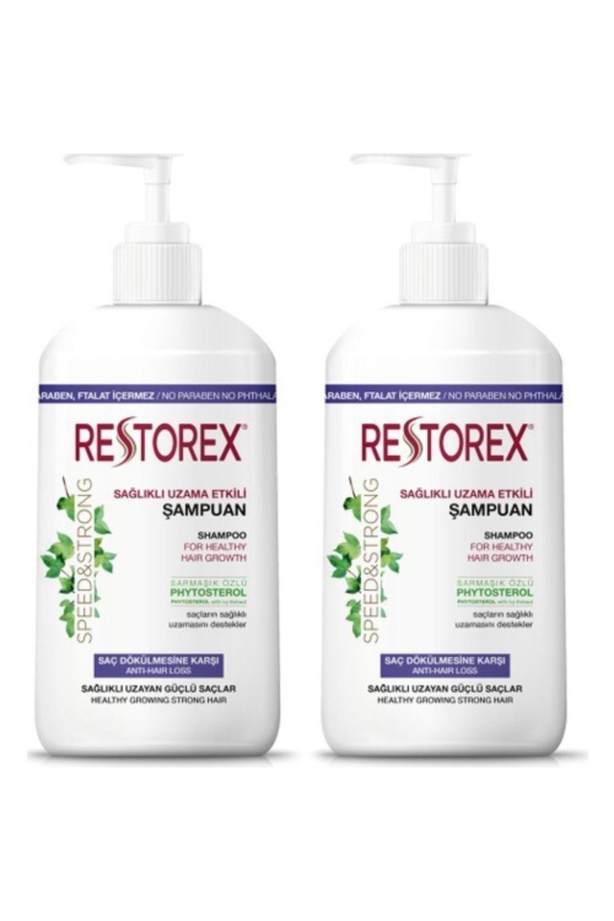 Restorex Şampuan Saç Dökülmesine Karşı Ekstra Direnç 1000 ml 2 Adet