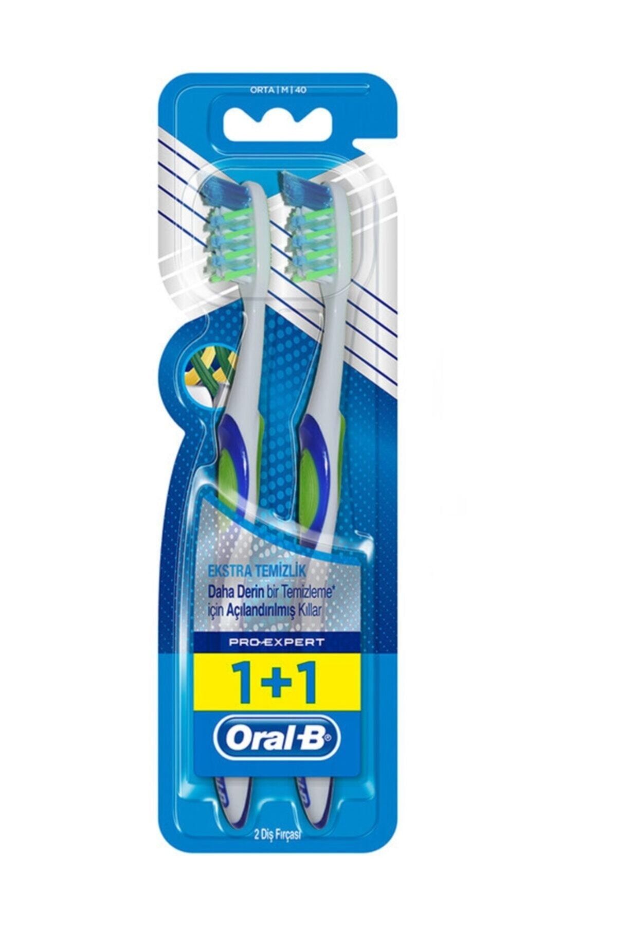 Oral-B Diş Fırçası Extra Clean 40 Orta 1+1
