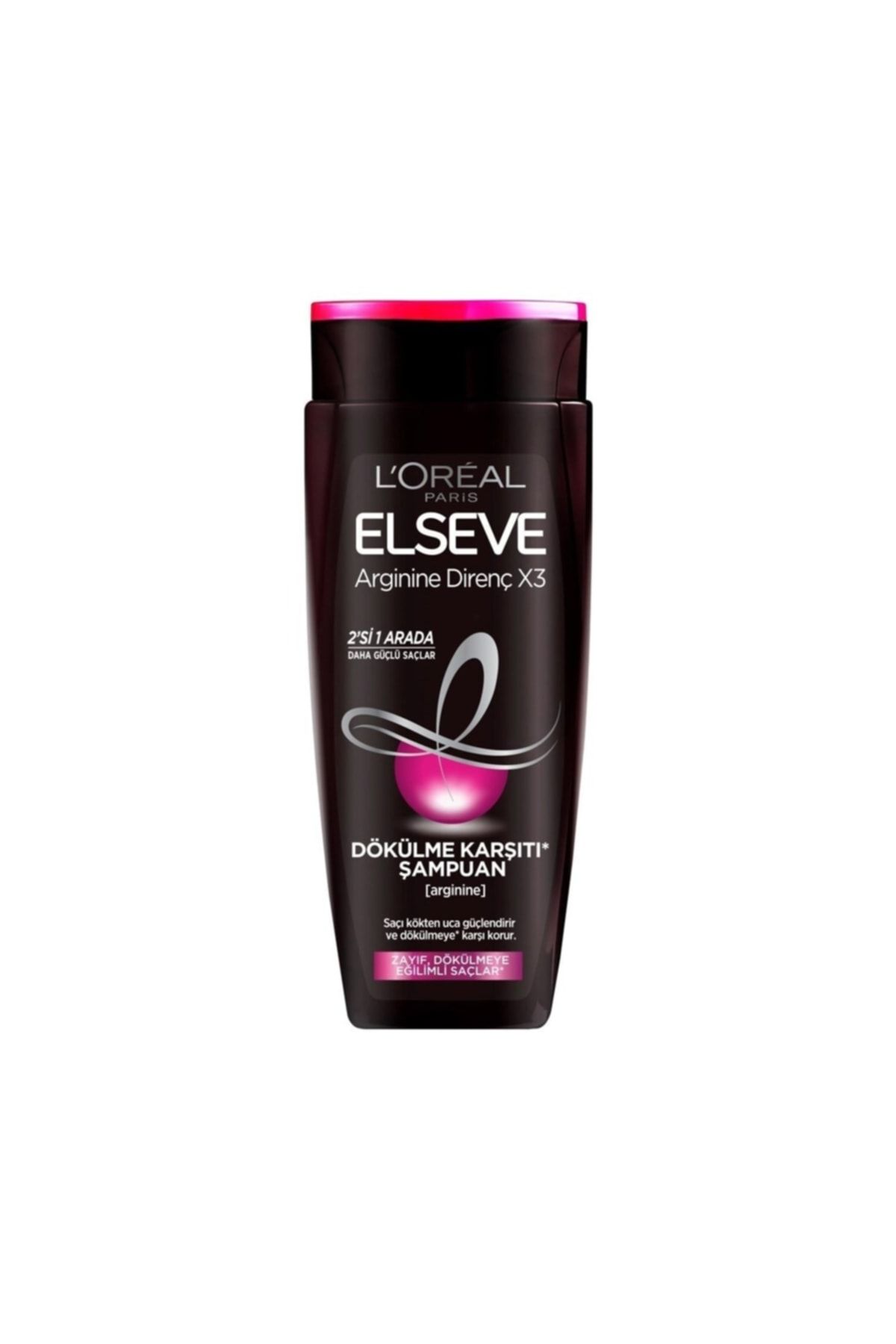 Elseve Şampuan Siyah Argin Direnc 450gr X 6 Adet