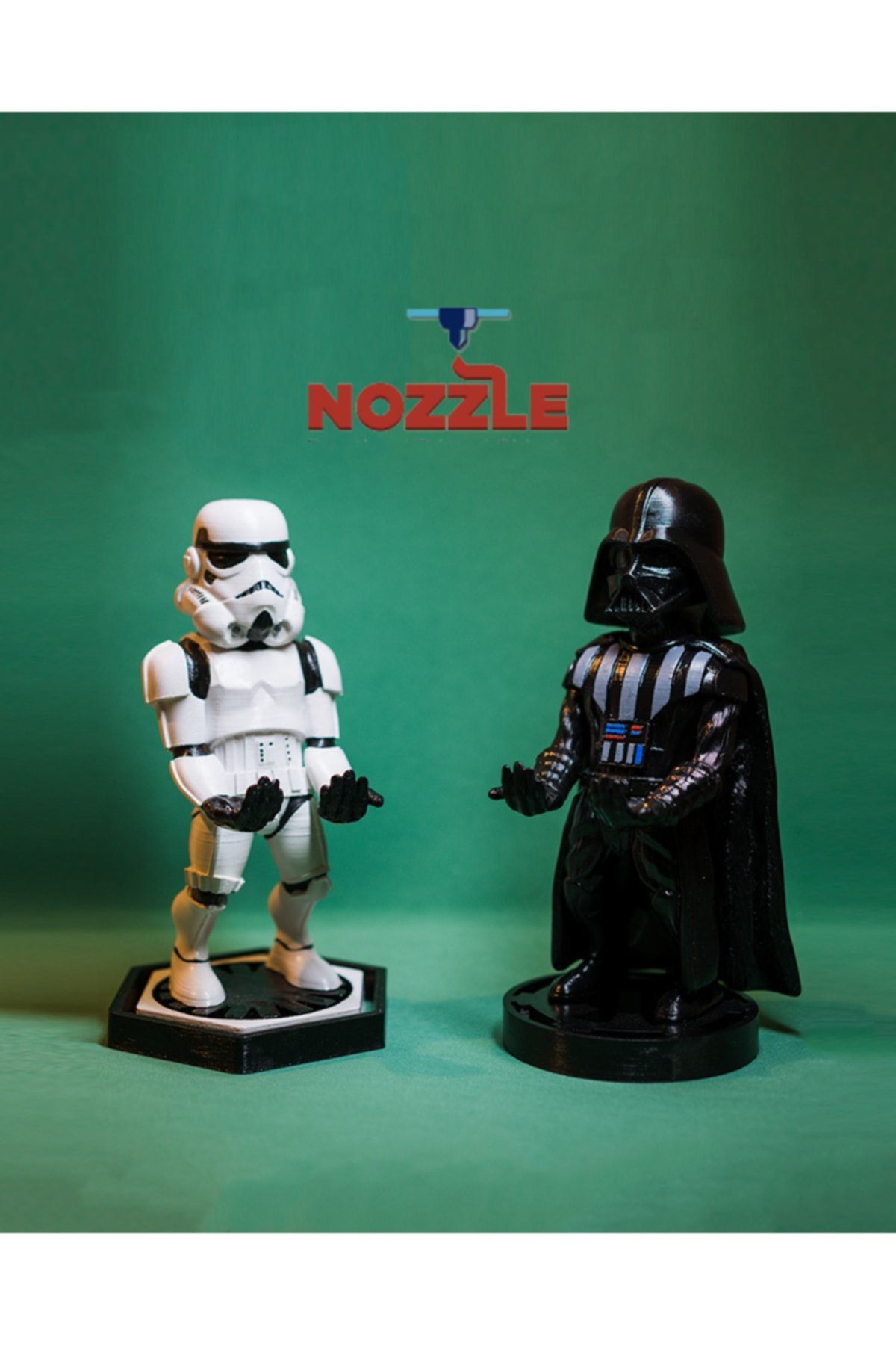 Nozzle Design Star Wars Darth Vader Ve Stormtrooper Gamepad Kol Tutacağı 2li