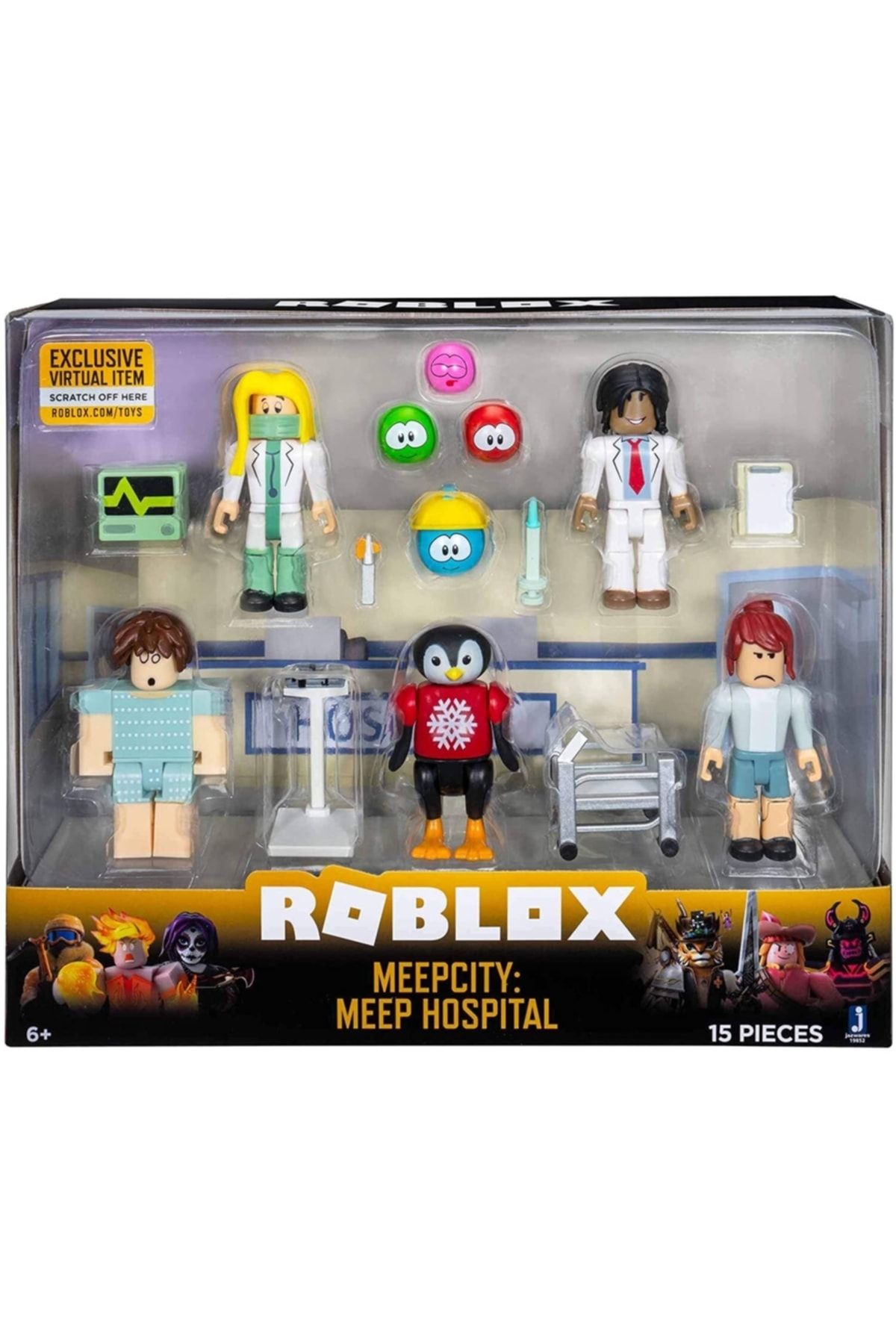 Roblox Celebrity Collection - Meepcity: Meep Hospital Six Figure Pack
