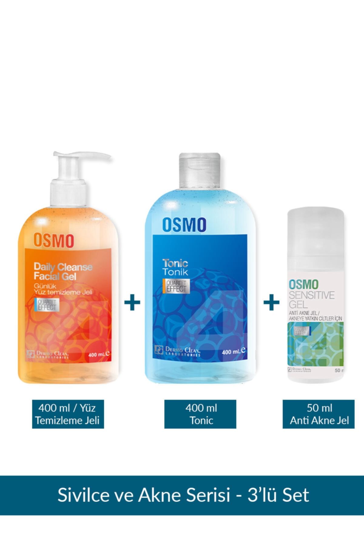 Dermo Clean Osmo Ve Serisi 3'lü Set