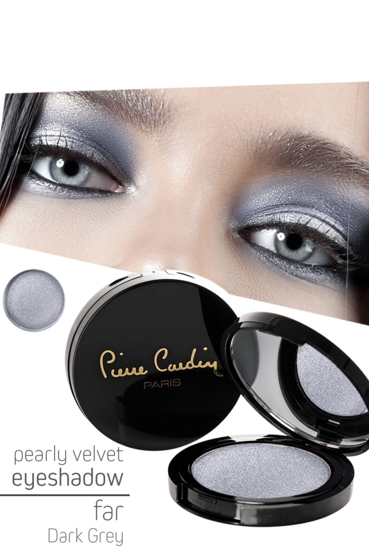 Pierre Cardin Pearly Velvet Eyeshadow Göz Farı - Dark Grey 975 13251