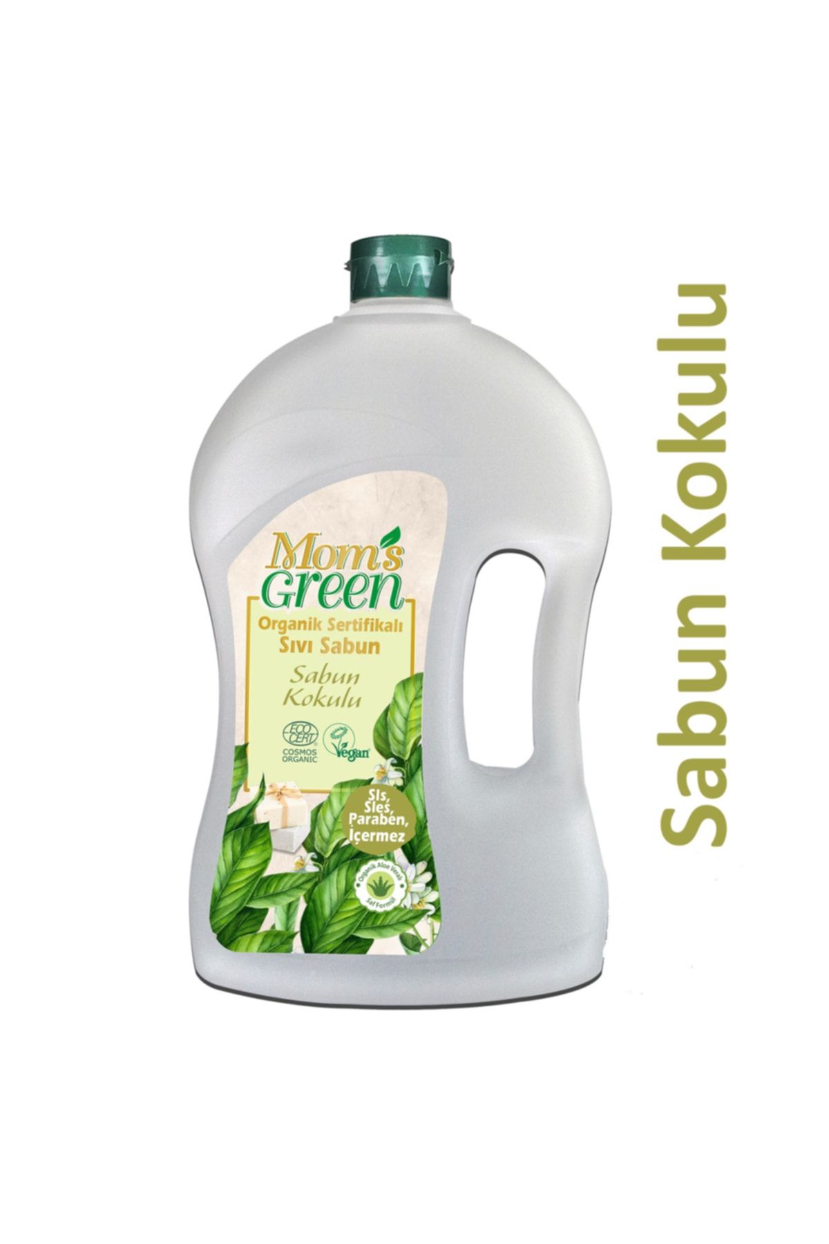 Mom's Green Mom’s Green Organik Sertifikalı Sıvı Sabun - Beyaz Sabun Kokulu 1500 ml