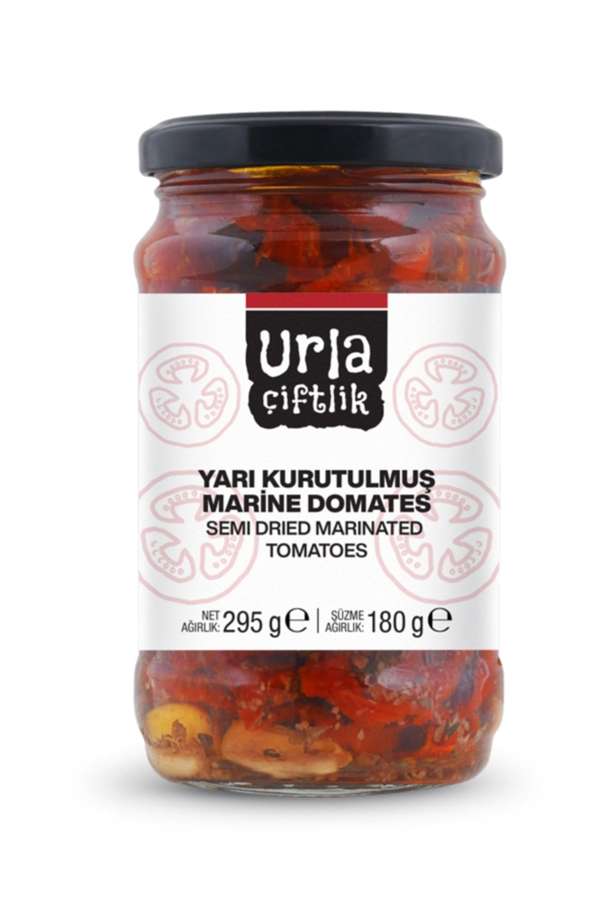 URLA ÇİFTLİK Yarı Kurutulmuş Marine Domates