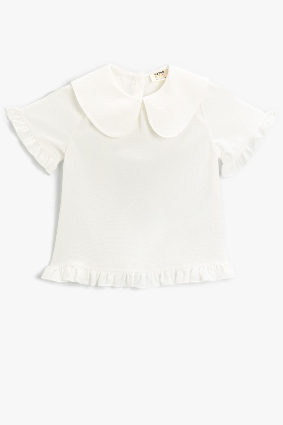 Koton Kız Çocuk Kırık Beyaz Bluz 2YKG67841AW