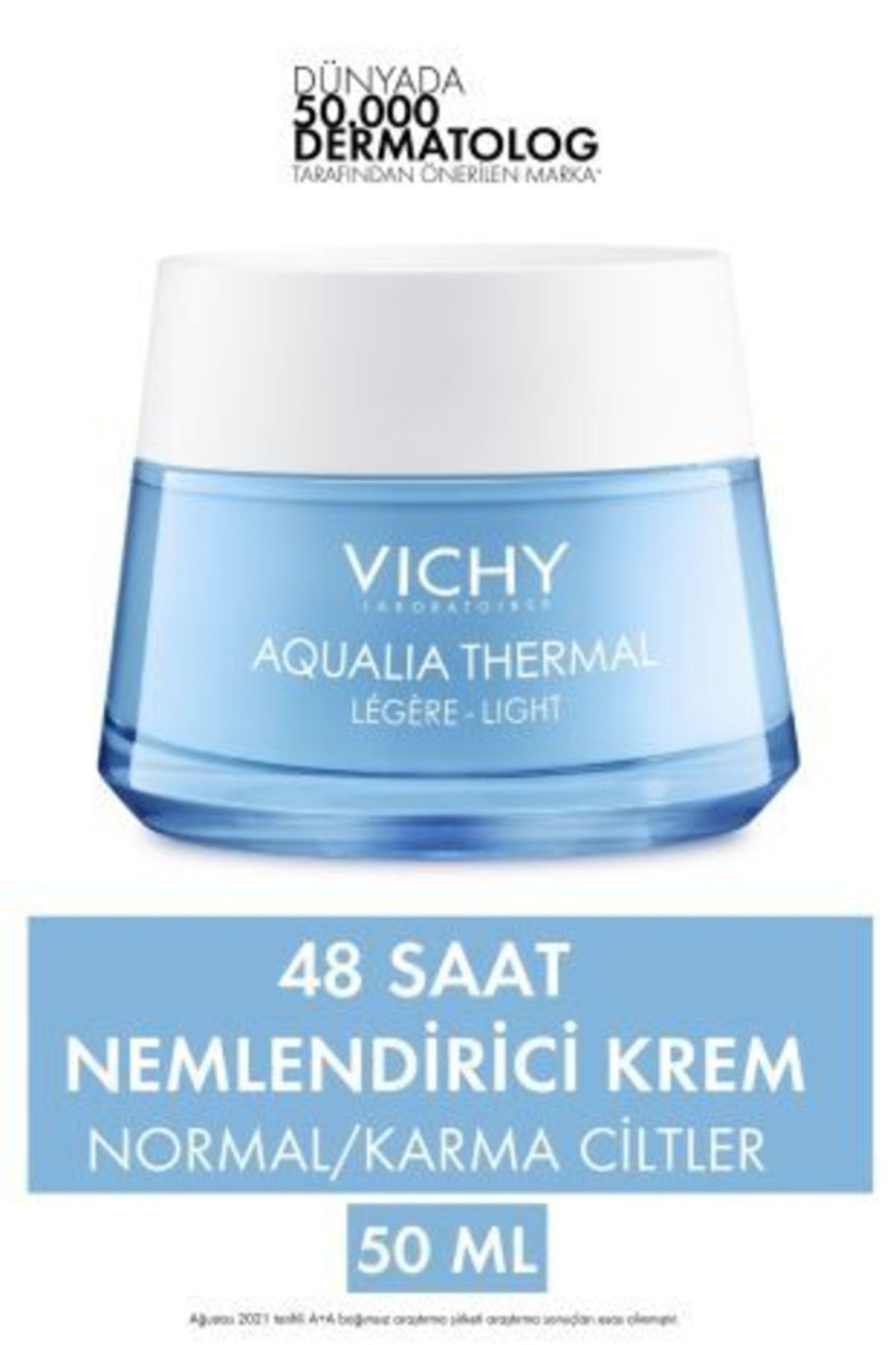 Vichy Normal/karma Ciltler Için Aqualia Thermal Güçlendirici Ve Nemlendirici Bakım Kremi 50 Ml.