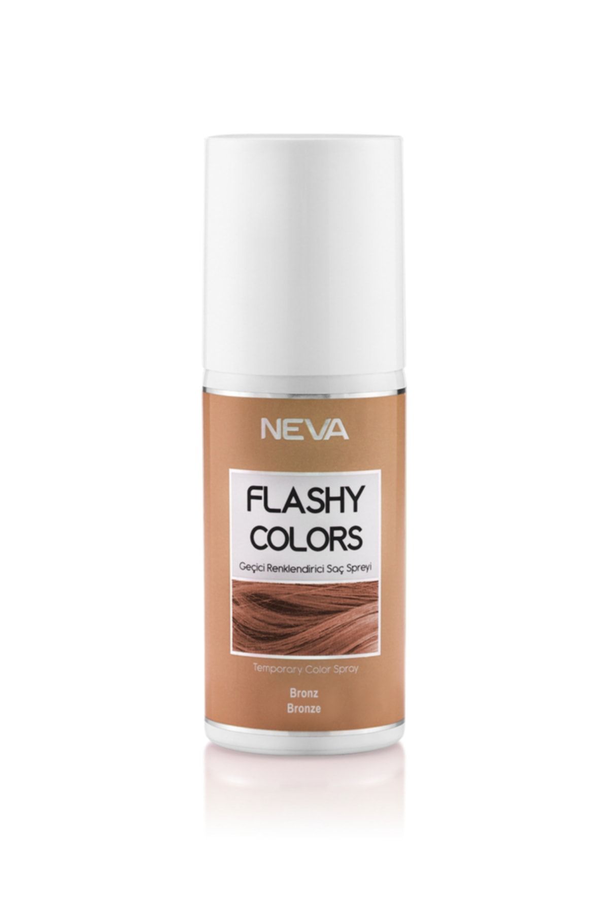 Geçici Renk Saç Spreyi - Bronz 75 ml_0