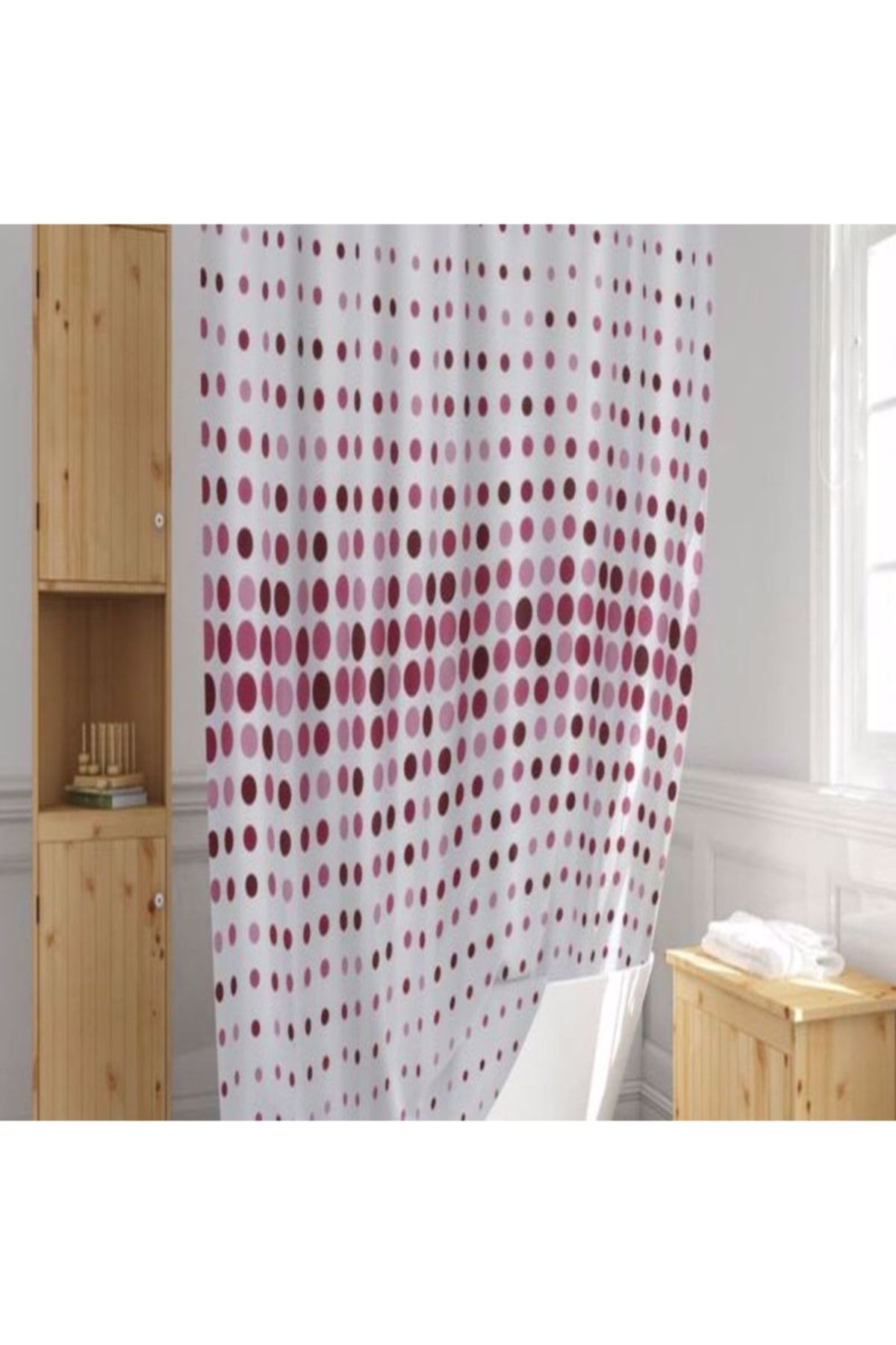 Evdy Banyo Duş Perdesi Çift Kanat 2x100x200cm