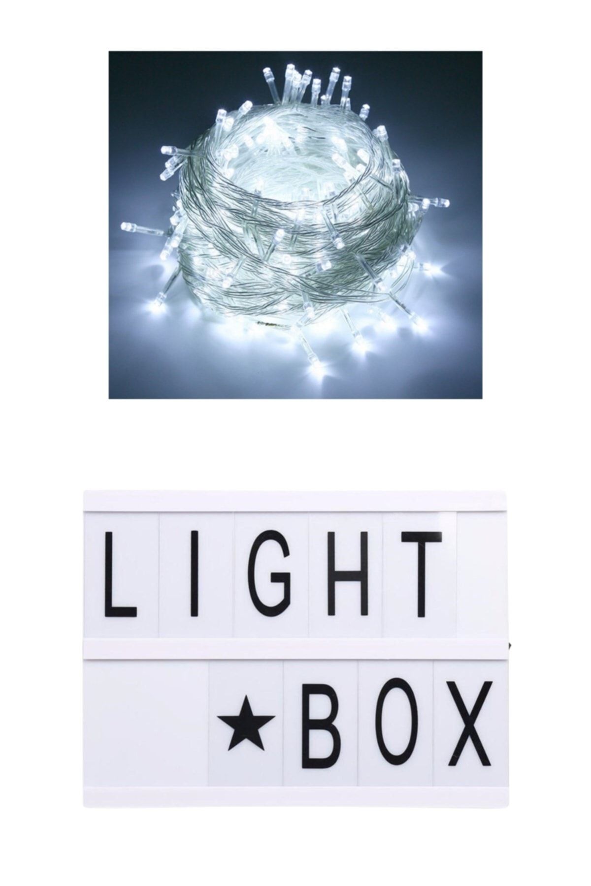 Buffer ® Lightbox Dekorasyon Aydınlatma Aksesuarı +100 Ledli 10 Metre Led Aydınlatma Lambası (beyaz)