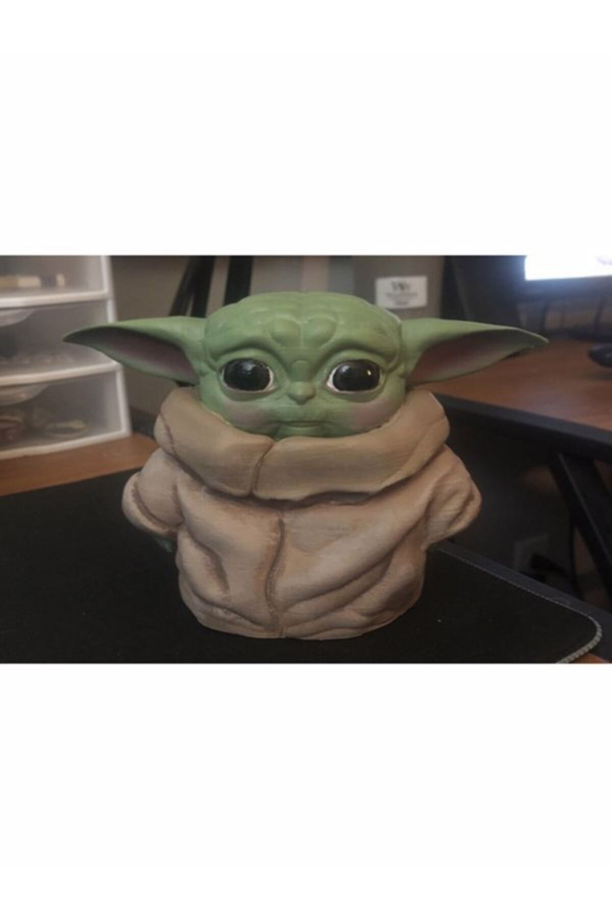 3D Baby Yoda Bebek Figür Şişko Model