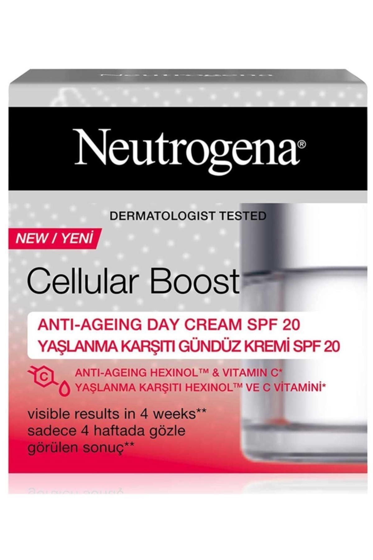Neutrogena Marka: Cellular Boost Yaşlanma Karşıtı Gündüz Kremi 50 Ml Kategori: Yüz Kremi
