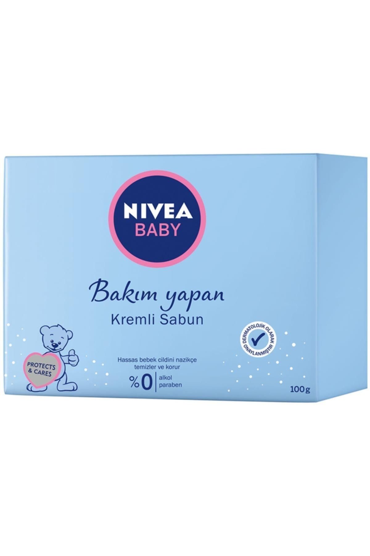 NIVEA Baby Bakım Yapan Kremli Sabun 100 ml Hassas Bebek Cildi Bebek Bakım Bebek Sabun