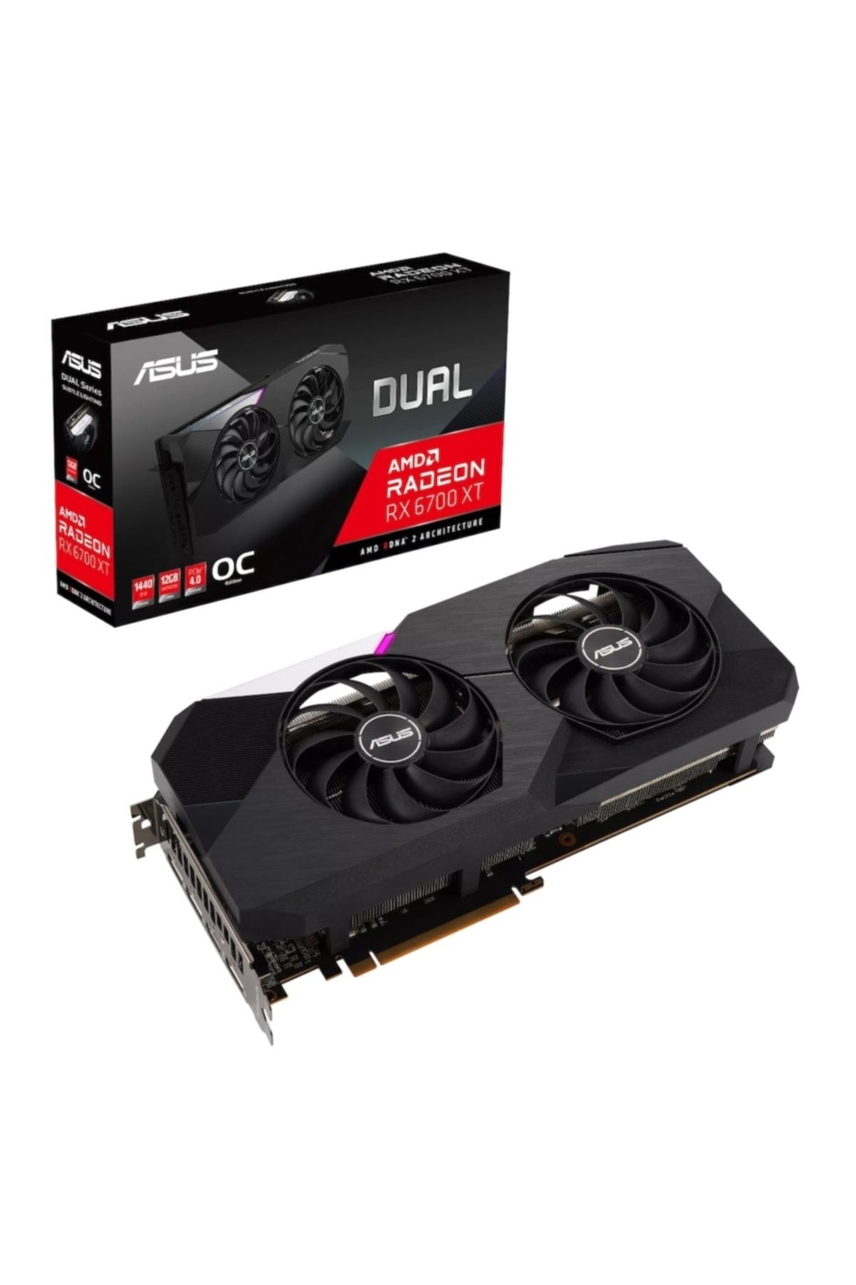 ASUS Radeon Rx 6700 Xt Oc 12gb 192bit 2433mhz Gddr6 Pcı-express 4.0 Ekran Kartı