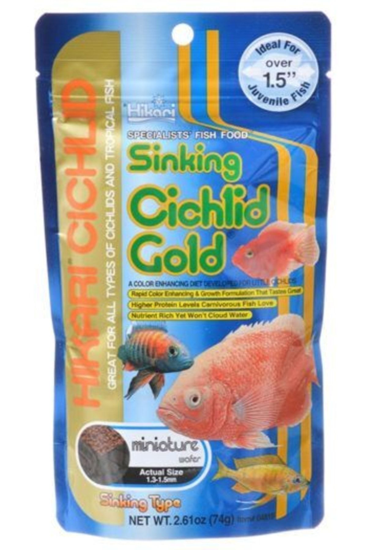Hikari Sinking Cichlid Gold Miniature Pellet 74gr