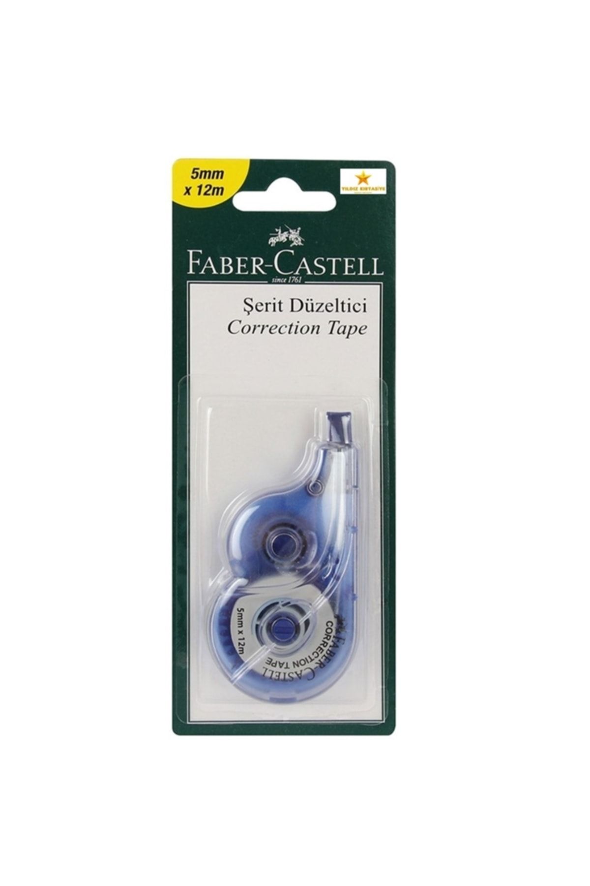 Faber Castell Şerit Düzeltici Mavi 5mm X 12m
