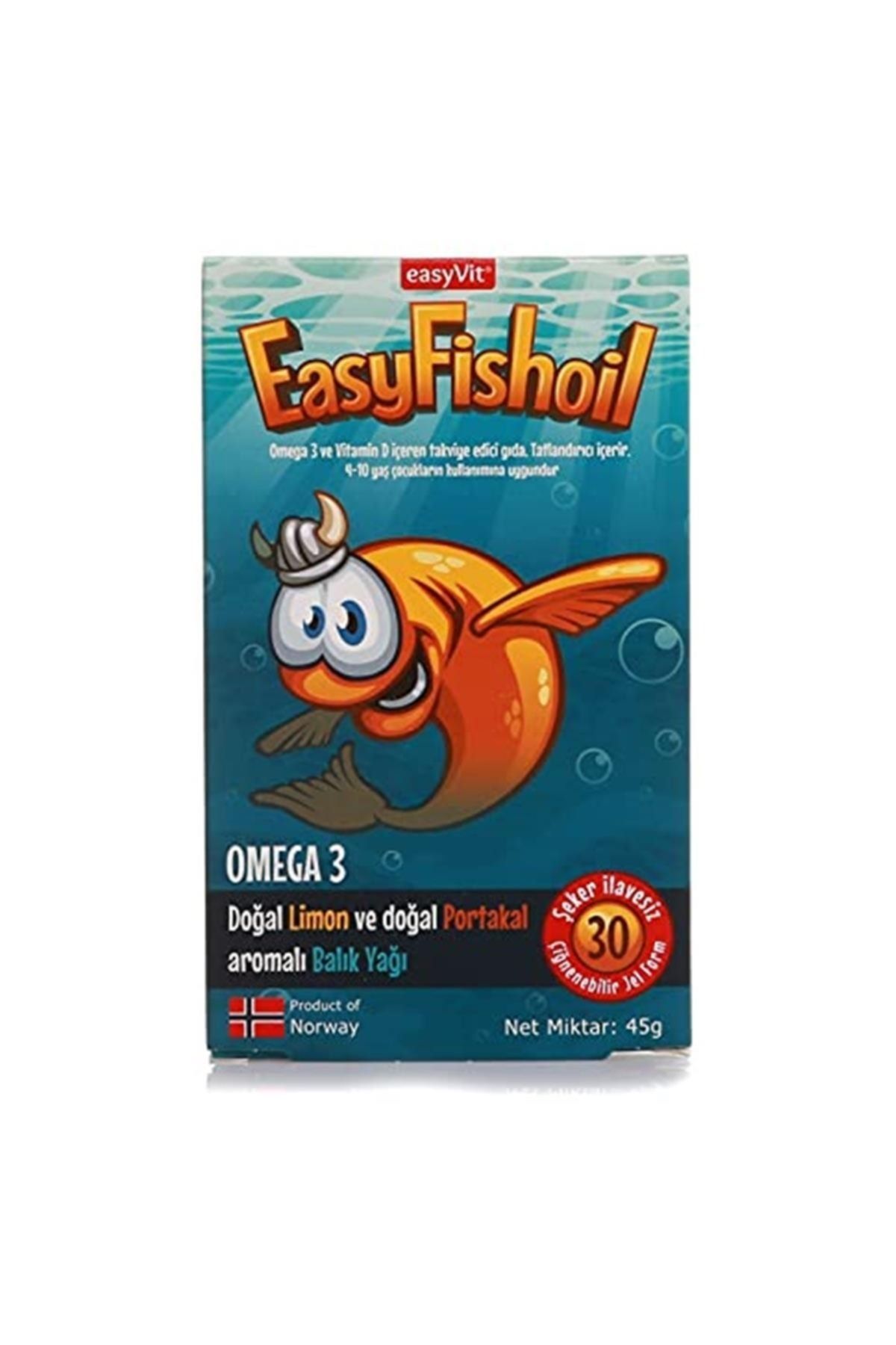 EASYVİT Easyfishoil Omega 3 30 Çiğnenebilir Jel Tb