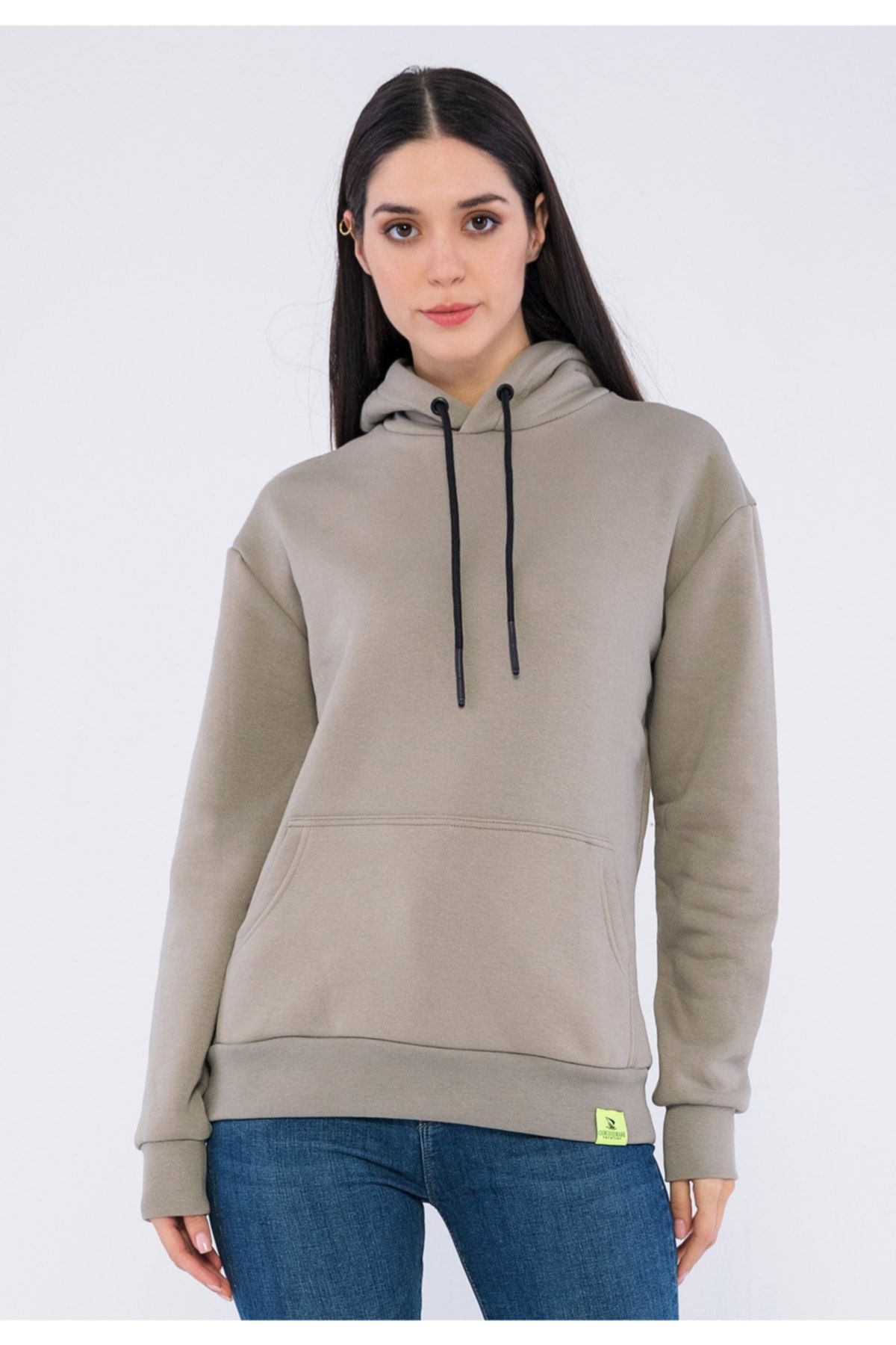 Giorgio Di Mare Regular Fit Kadın Kapişonlu Sweatshirt