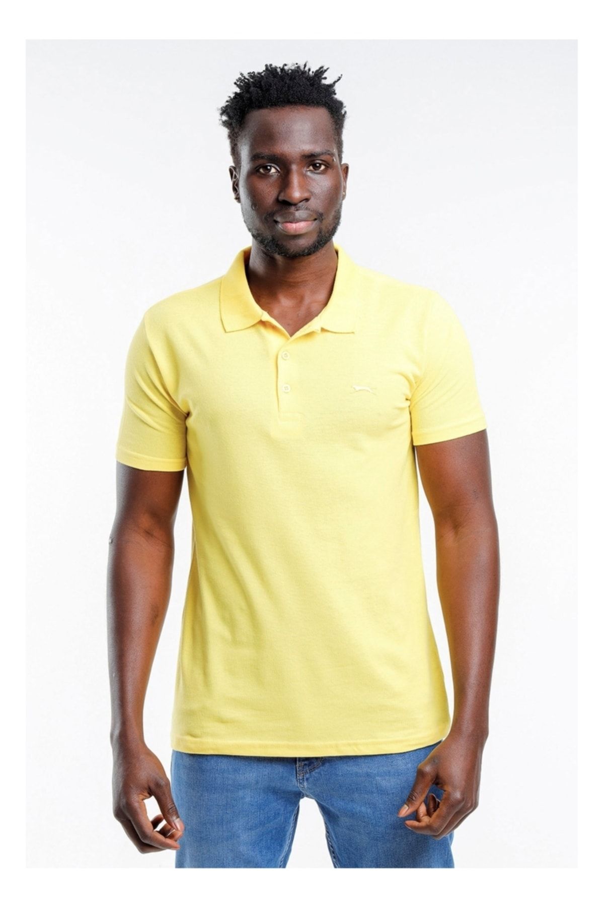 Slazenger Soho Erkek Sarı T-shirt St11te130-715