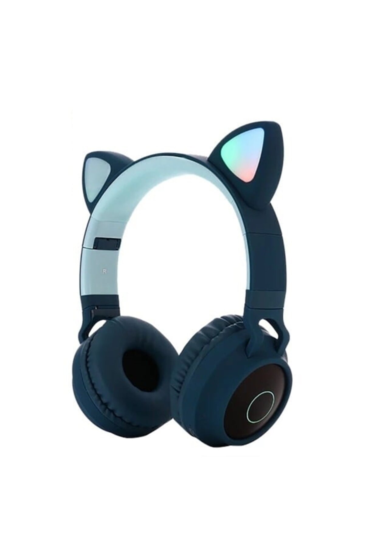 T G Bluetooth Kedi Kulaklık Yüksek Ses Akıllı Renkli Led Işıklı Uzun Şarj 12 Saat Fazla Şarj Süresi