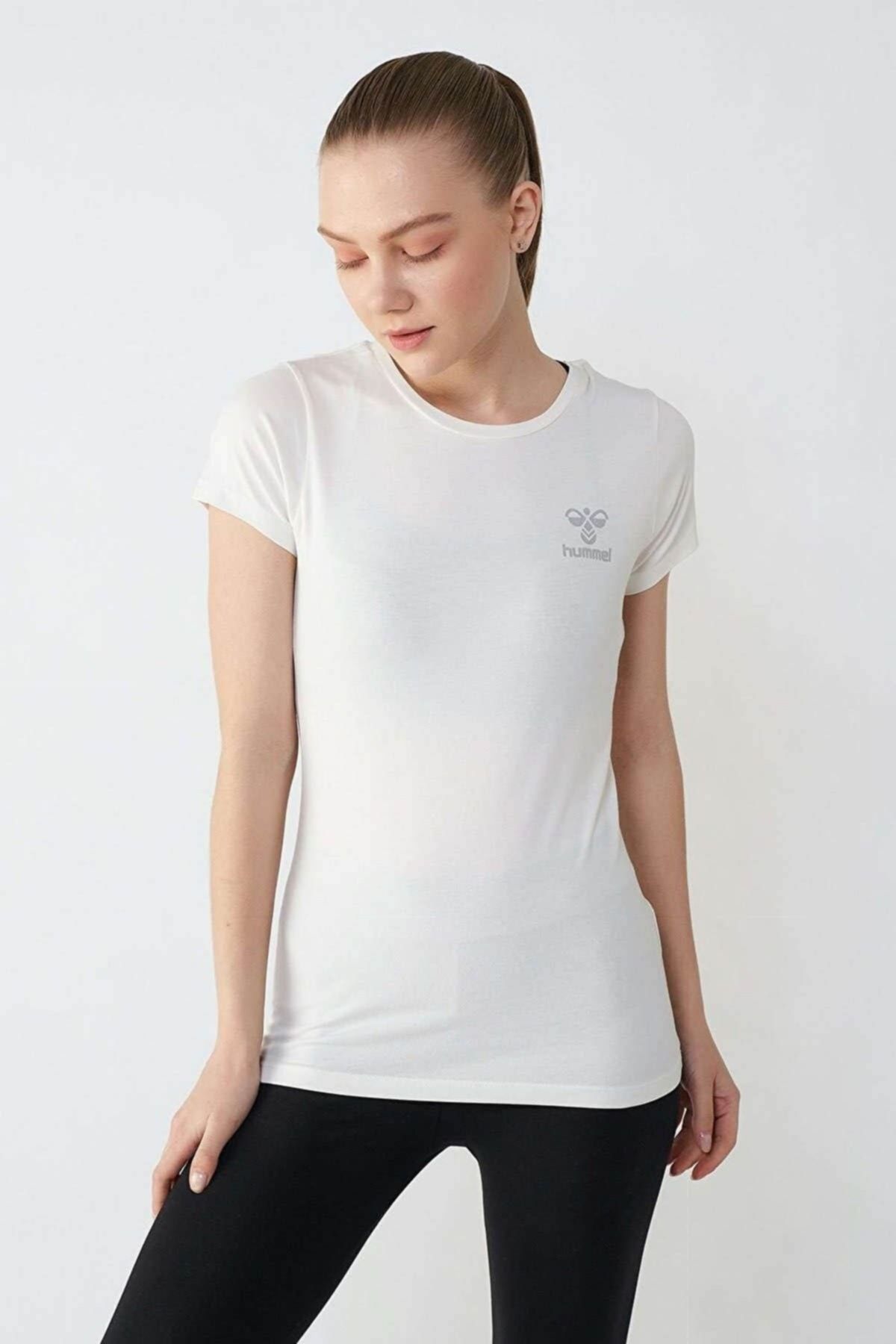 hummel Kadın Deni Beyaz T-shirt 911306-9003