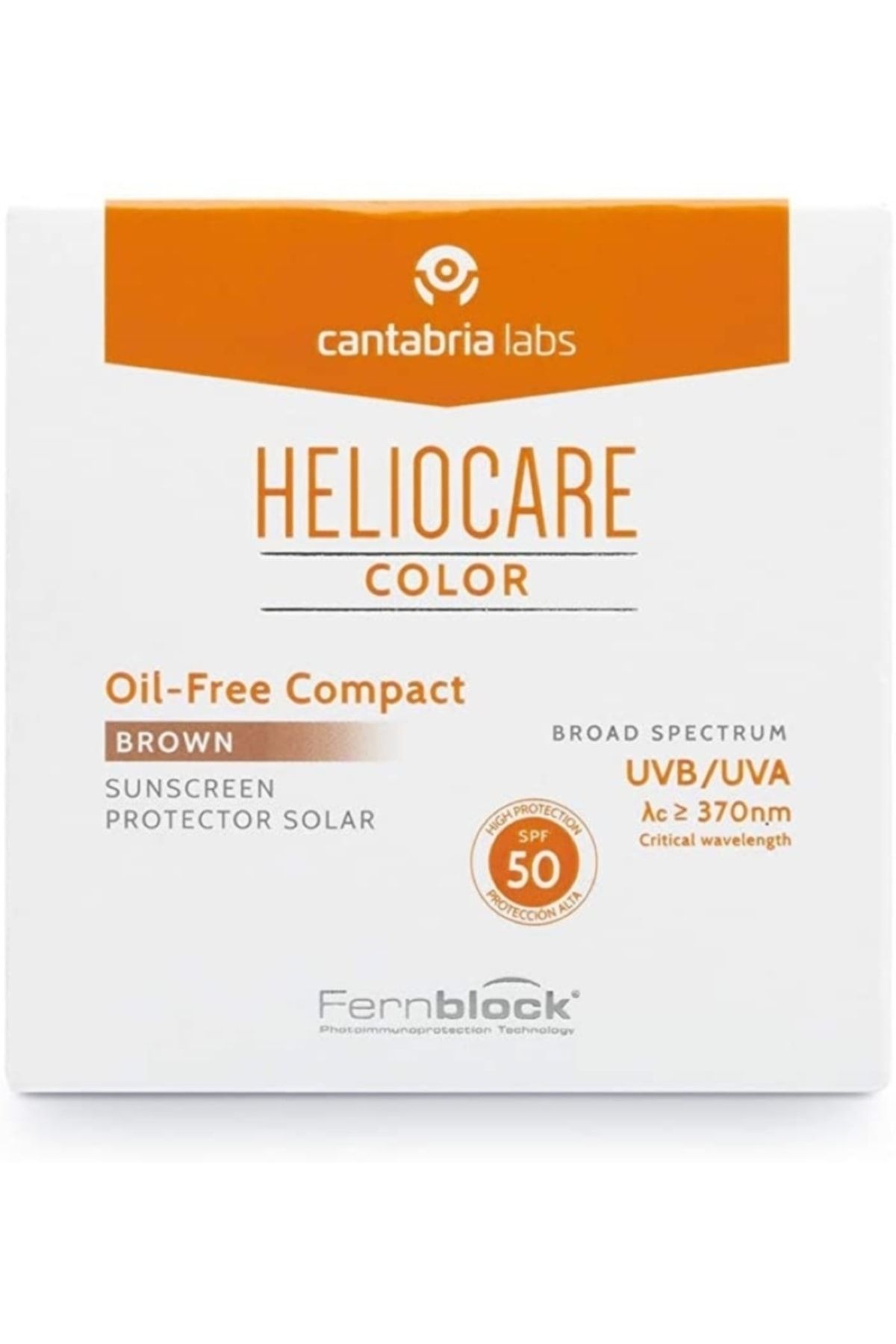Heliocare Color Spf 50 Oil Free Compact Brown  10 gr