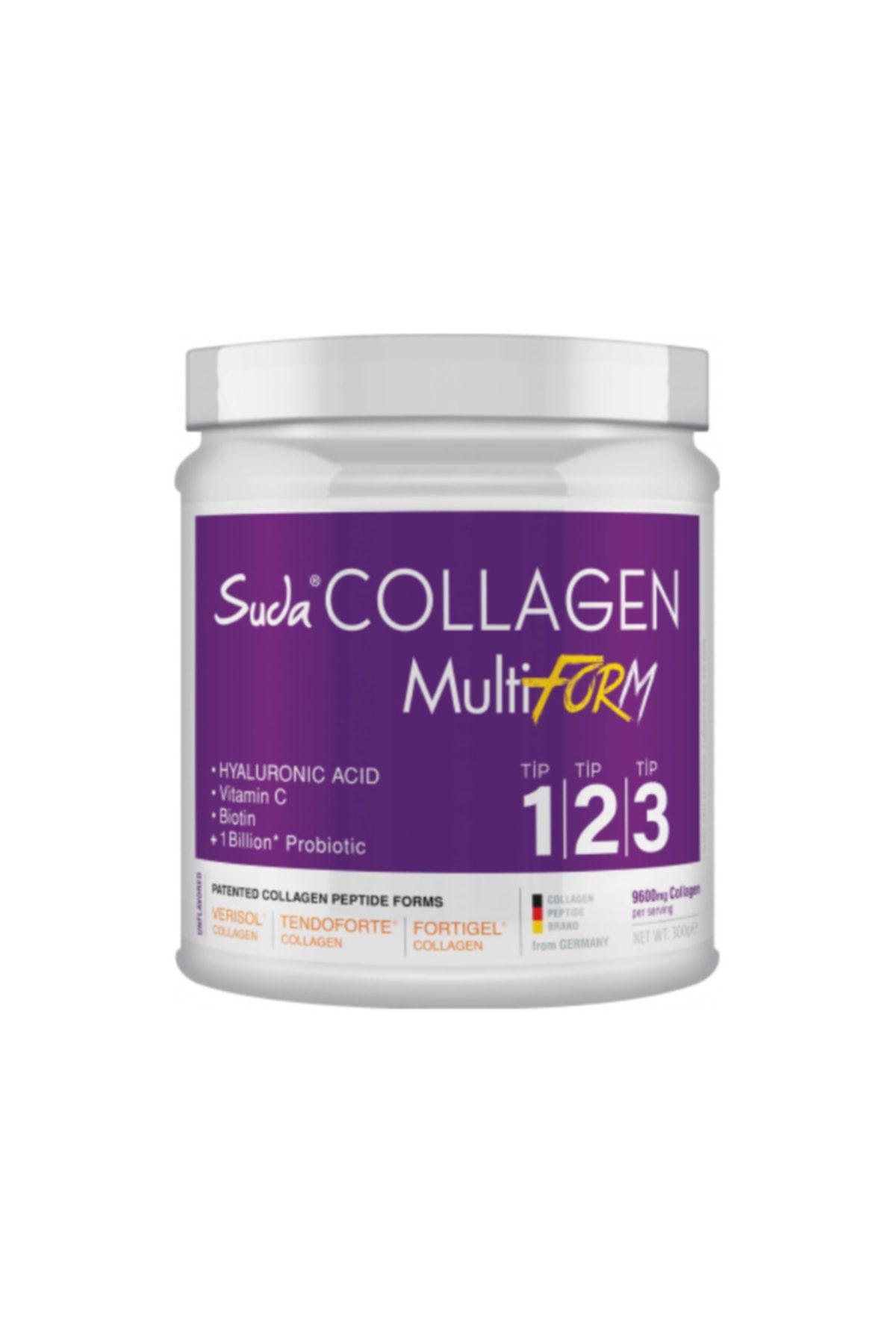 Suda Collagen Multiform Collagen Aromasız 300 gr Kolajen