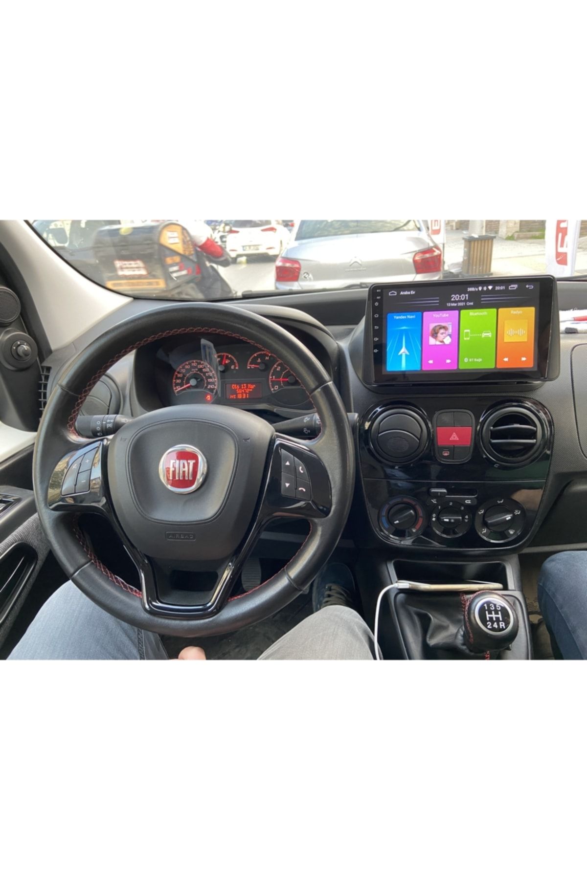 Navicars Fiat Fiorino Nemo Bipper Uyumlu Android 2-32 Multimedya Carplay-kamera-