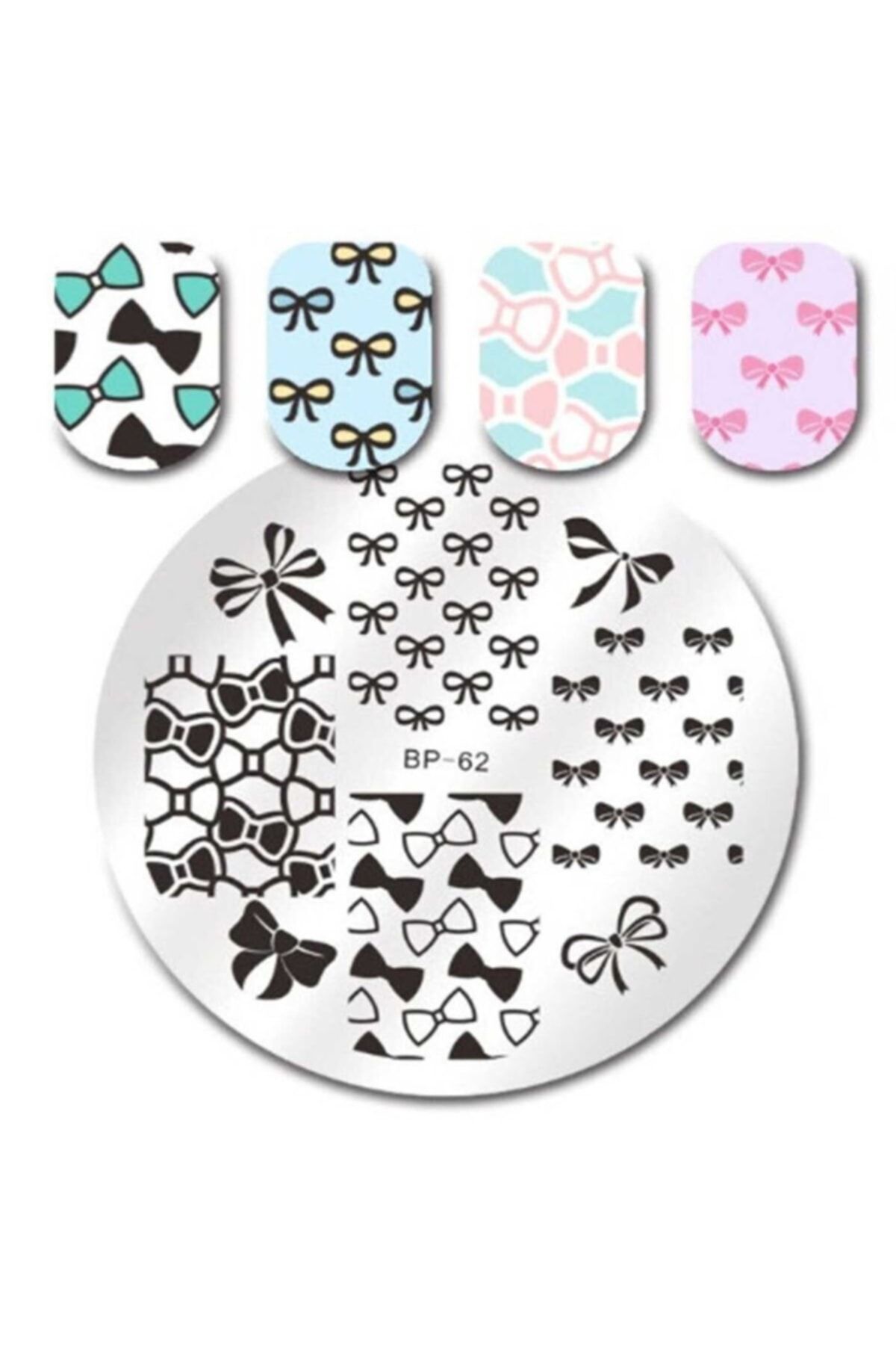 BORN Pretty Plaka Stamper - Fiyonk Desen