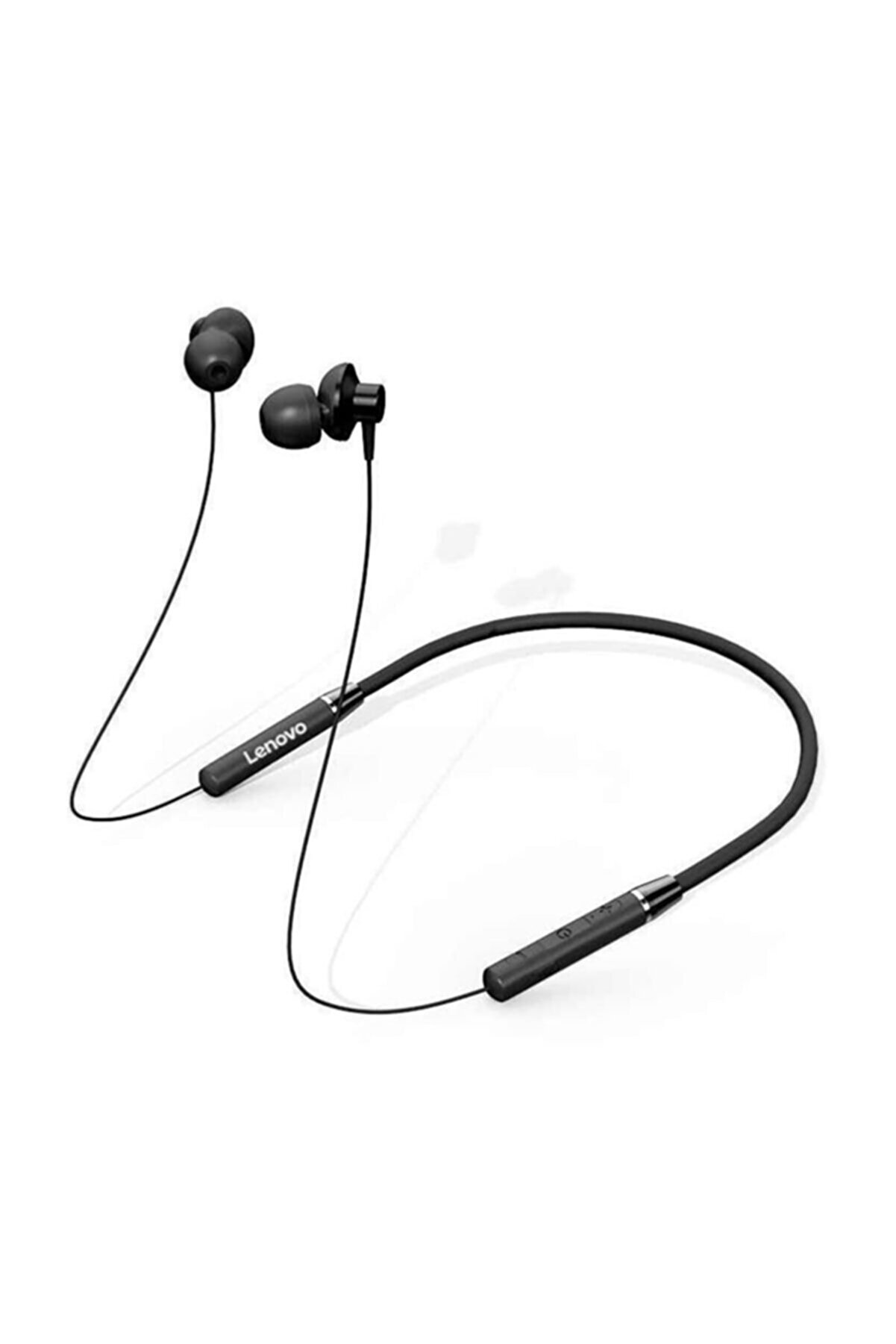 LENOVO He05 Bluetooth Kablosuz Kulaklık Manyetik Sporcu Koşu Su Geçirmez Siyah