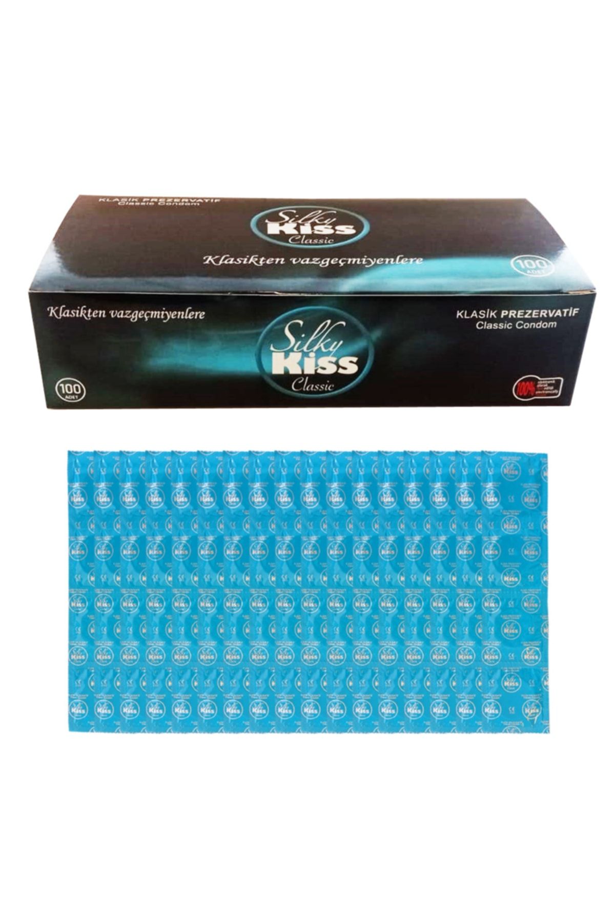 Silky Kiss Klasik Prezervatif 100 Adet Paket