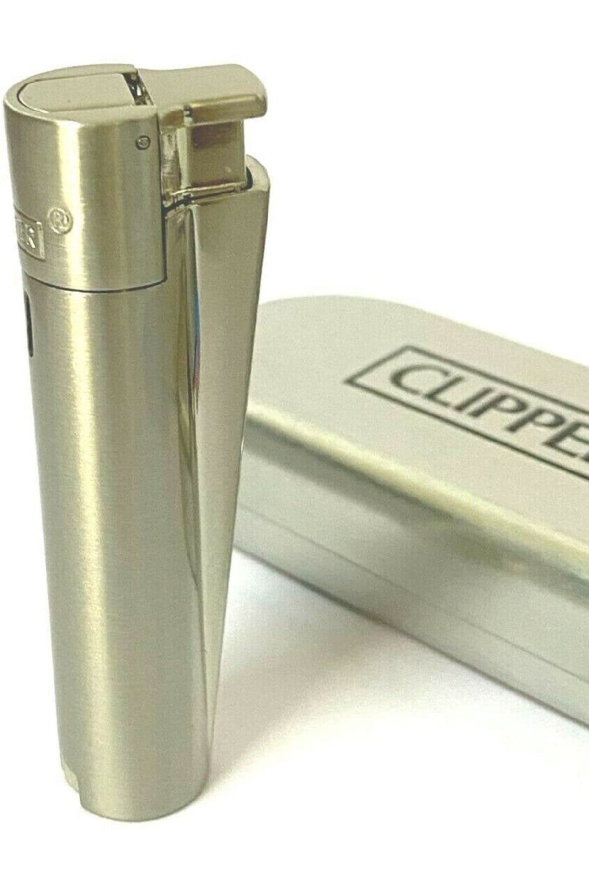 Clipper Jet Flame Gümüş Renk Çakmak