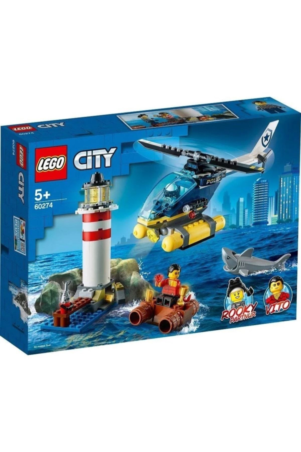 LEGO City Elit Polis Deniz Feneri Operasyonu Oyuncak 60274